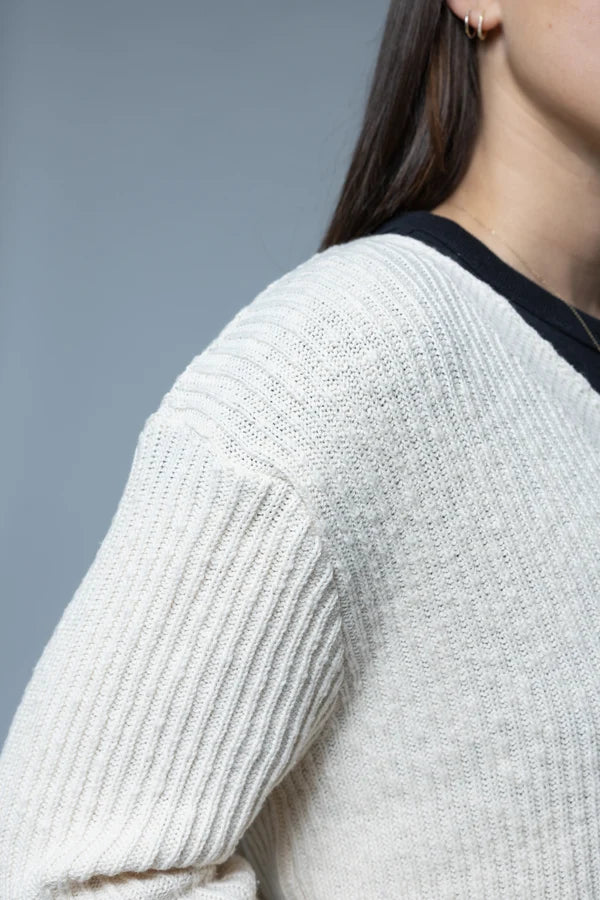 Ribbed Button Cardigan