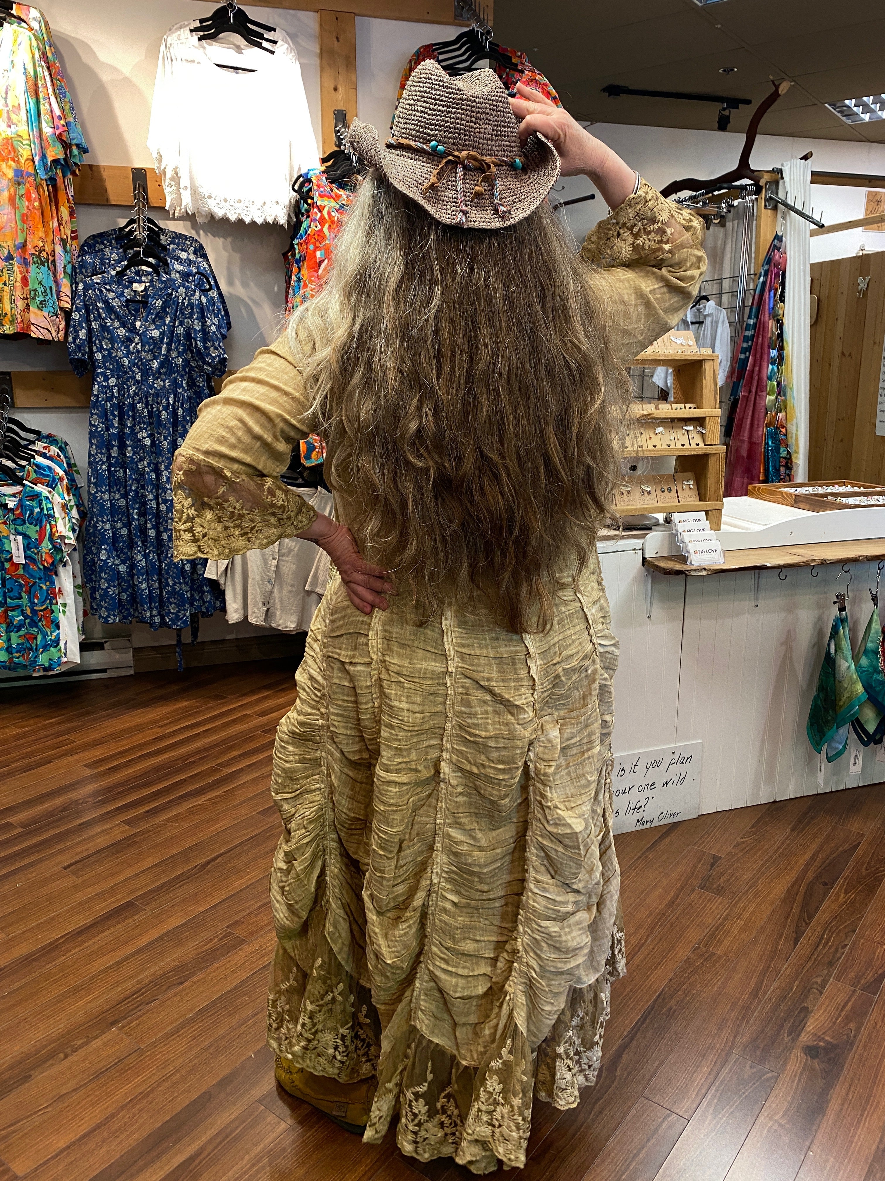 Victorian Ruched Duster Jacket