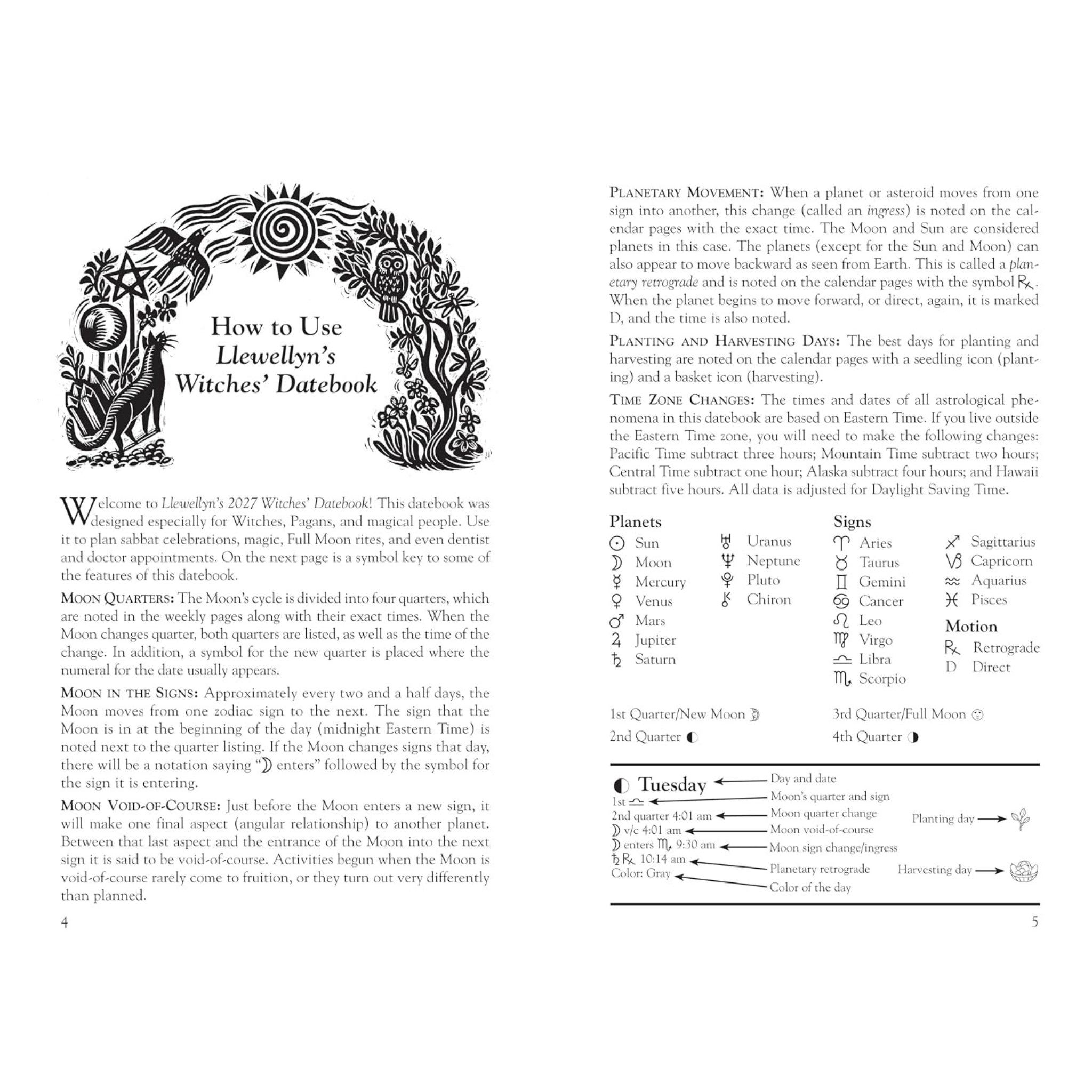 Llewellyn's Witches' Date Book 2027