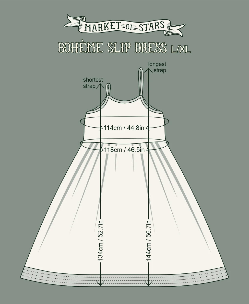 The Guardians Boheme Slip Dress
