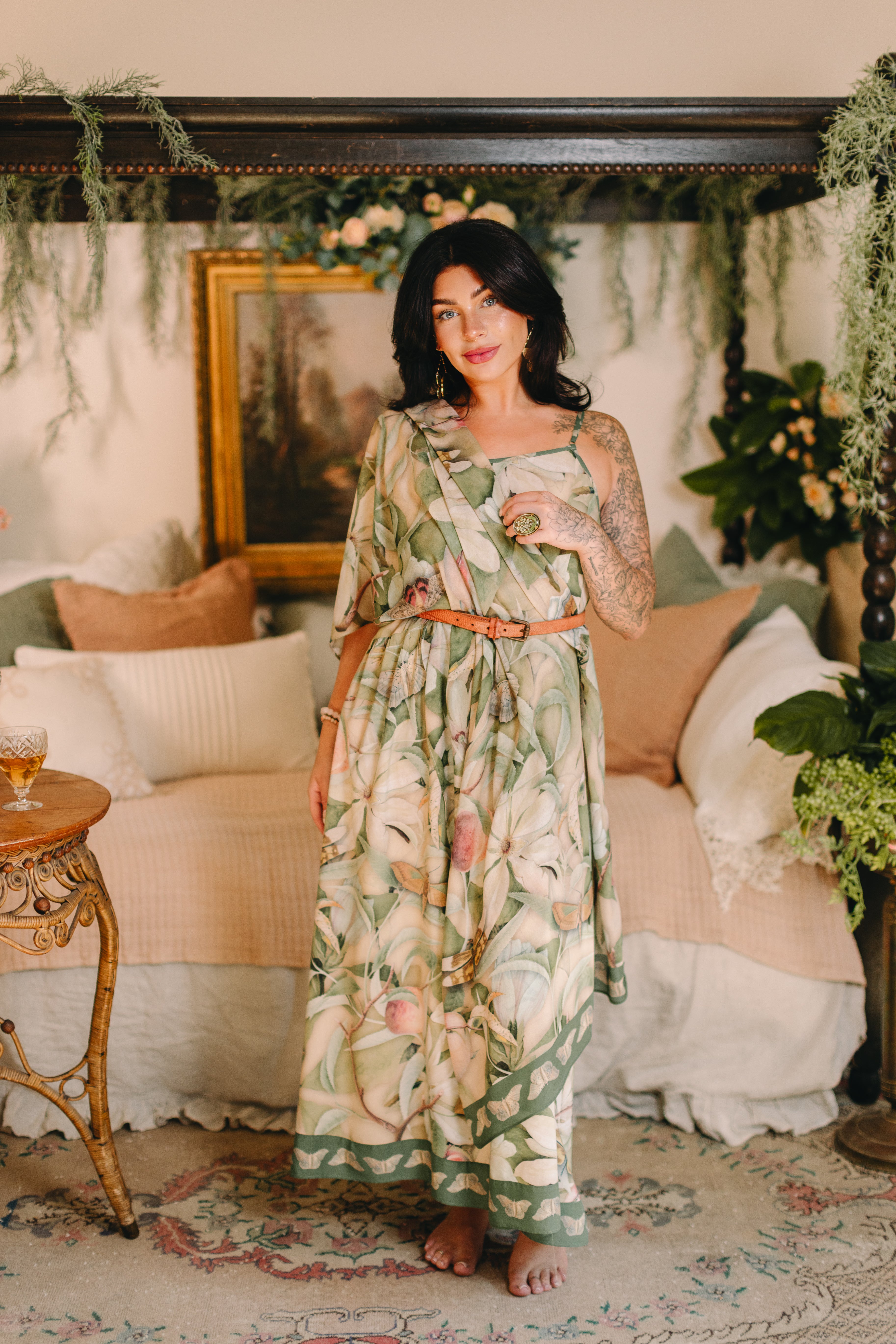 Fleur De Soleil Boheme Slip Dress