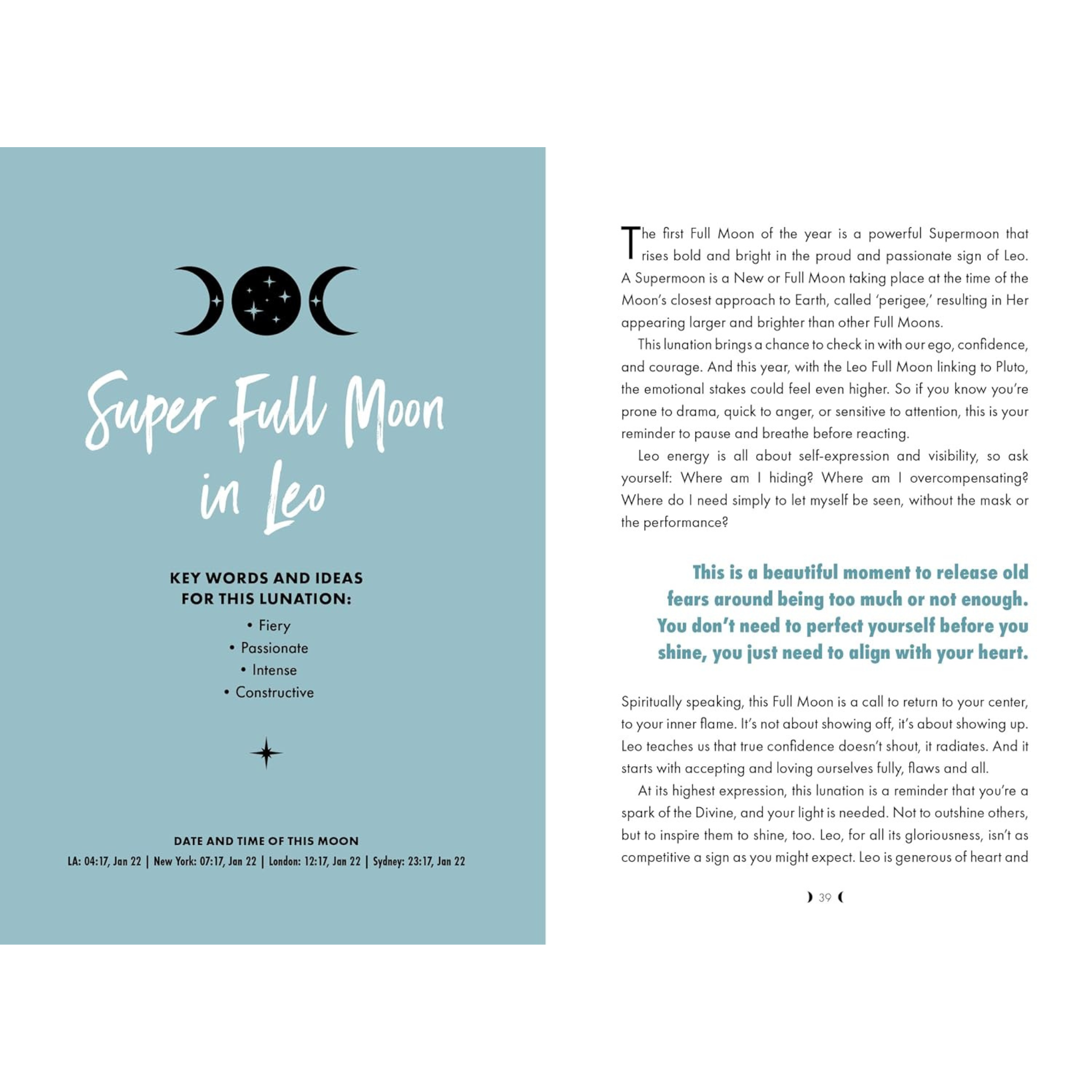 Moonology Datebook 2027