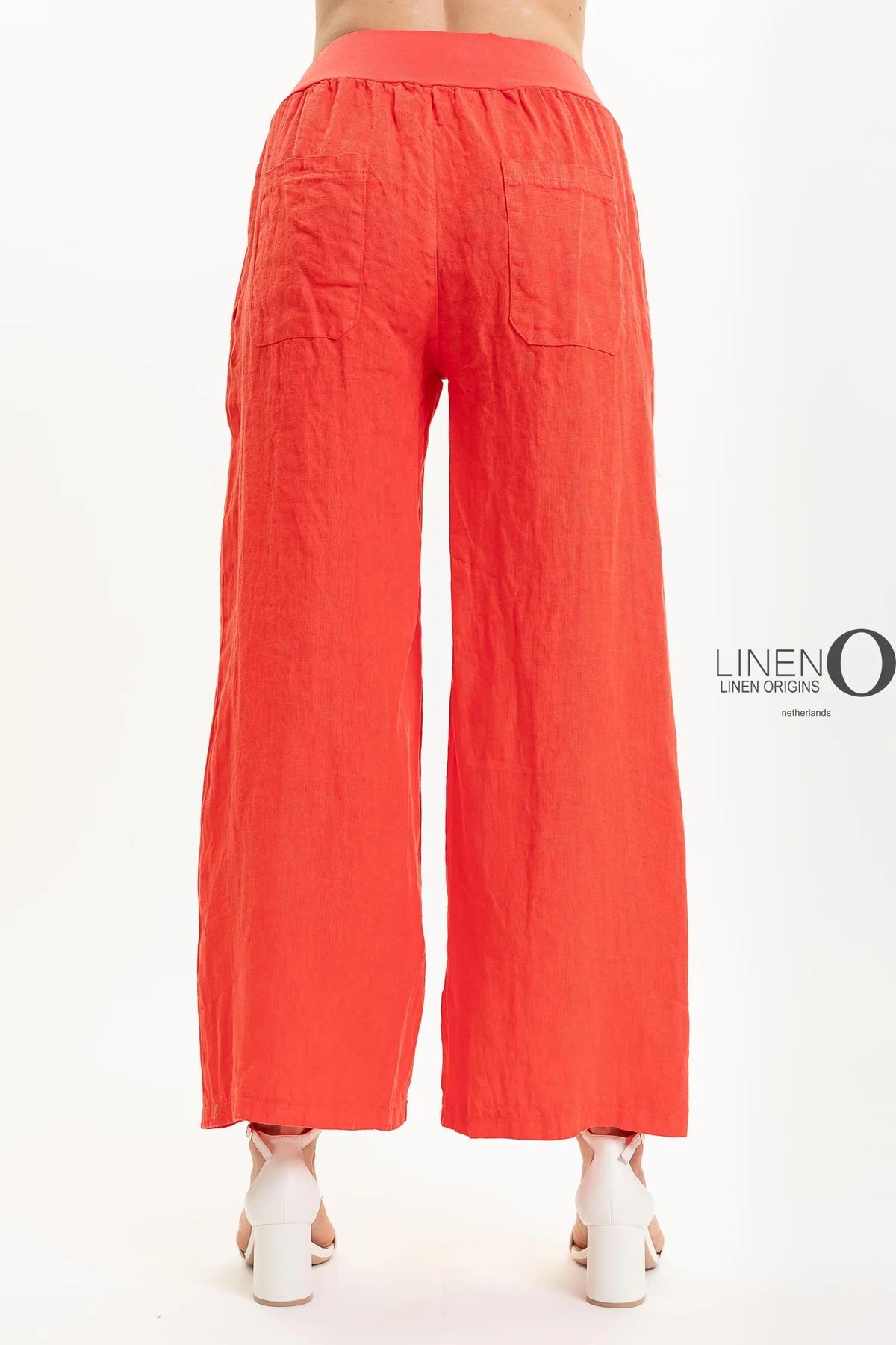 French Linen Seamed Pants