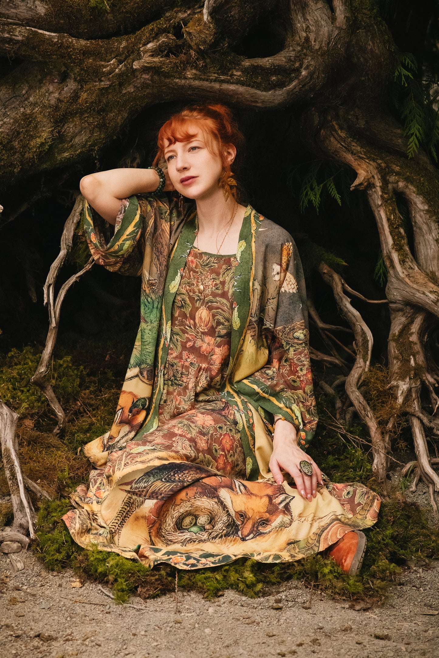 Woodland Wisdom Boheme Slip Dress
