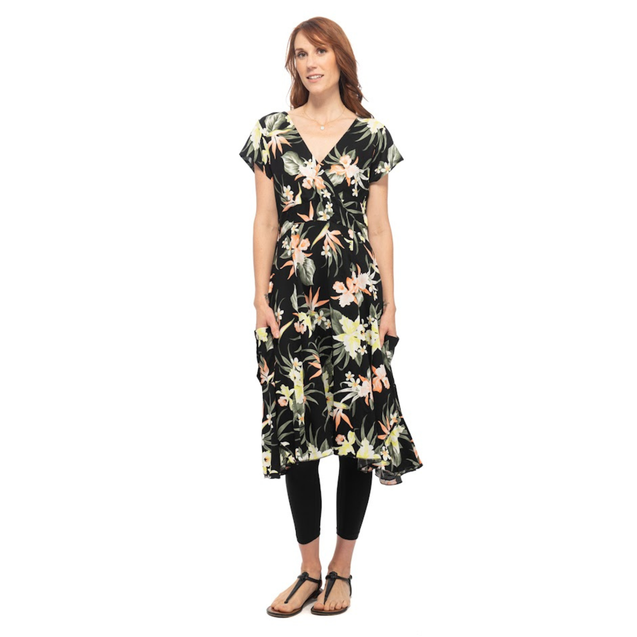 Alchemy Fashions Swing Dress Soft Eco Rayon Fig Love Clothing Co