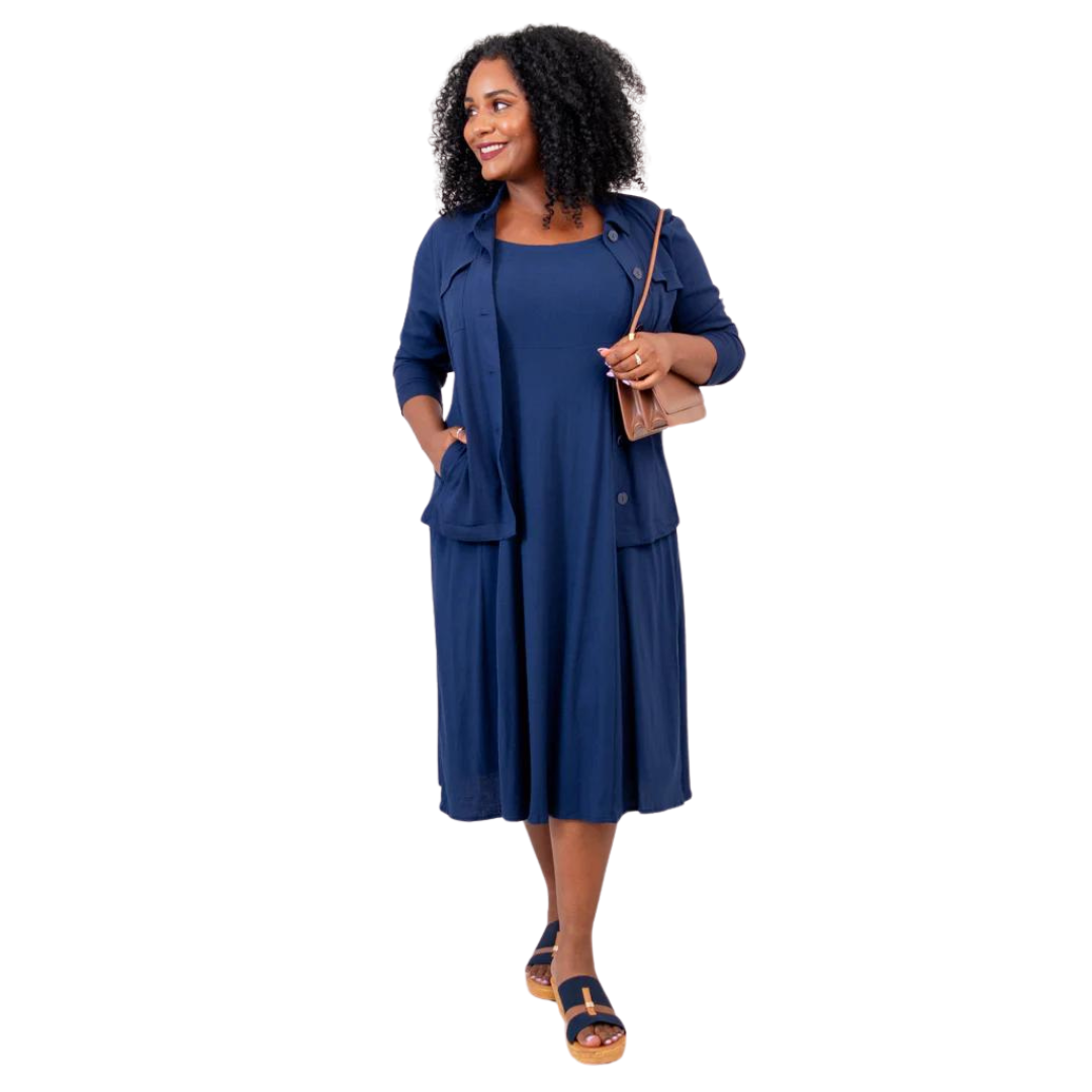 Shauna Dress - Linen Bamboo