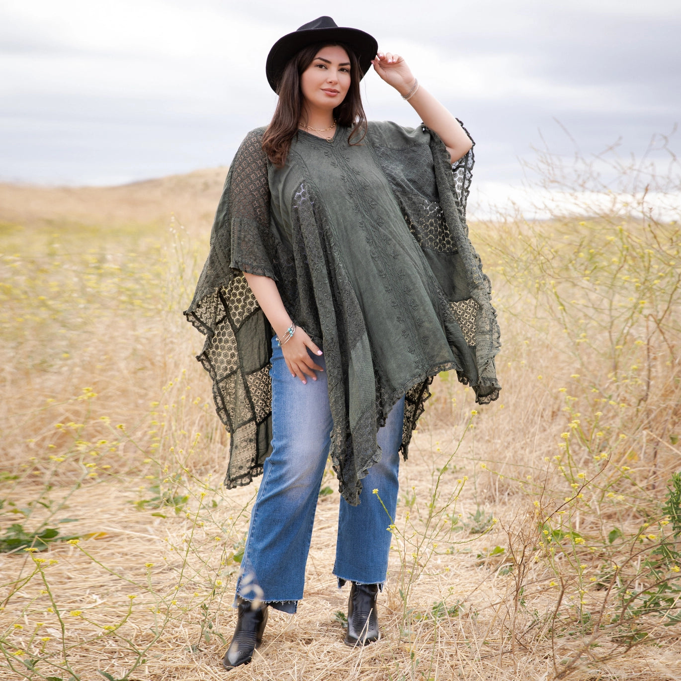 Boho Lace Kaftan