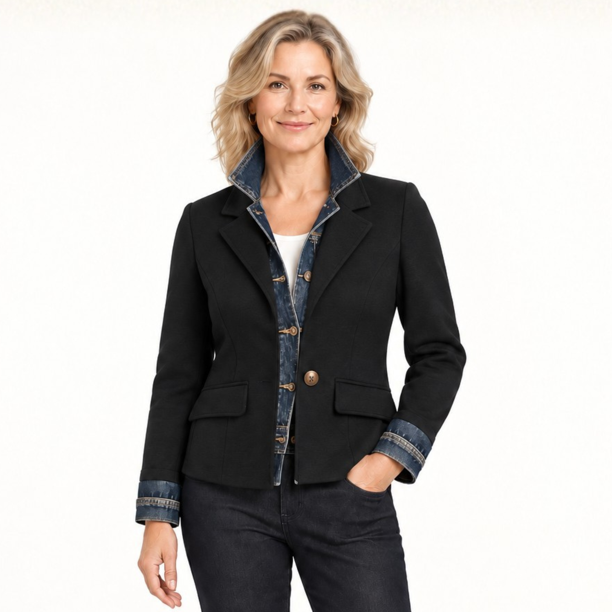 Denim Jacket Terry Blazer