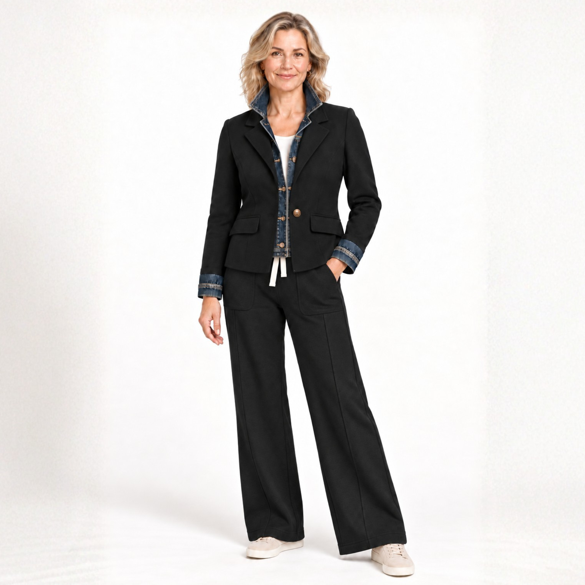 Denim Jacket Terry Blazer