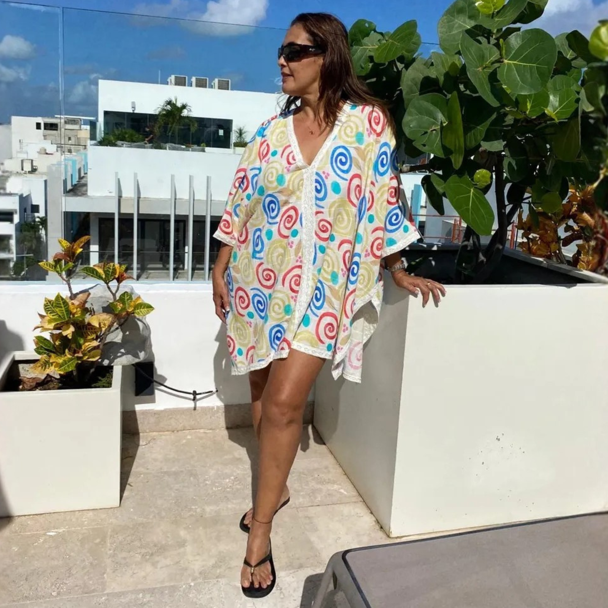 Cotton Gauze Kaftan