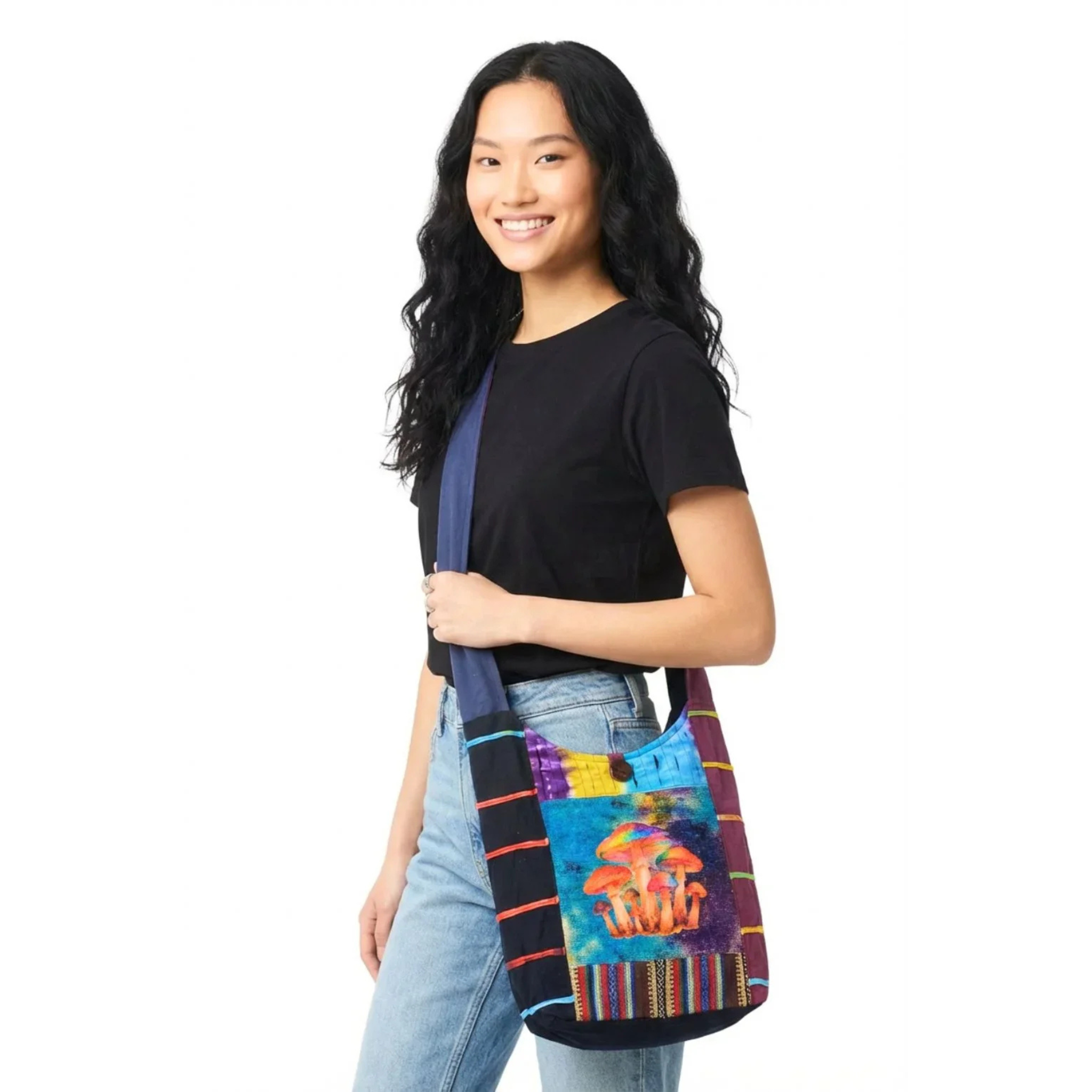 Cosmic Mushroom Shoulder Bag