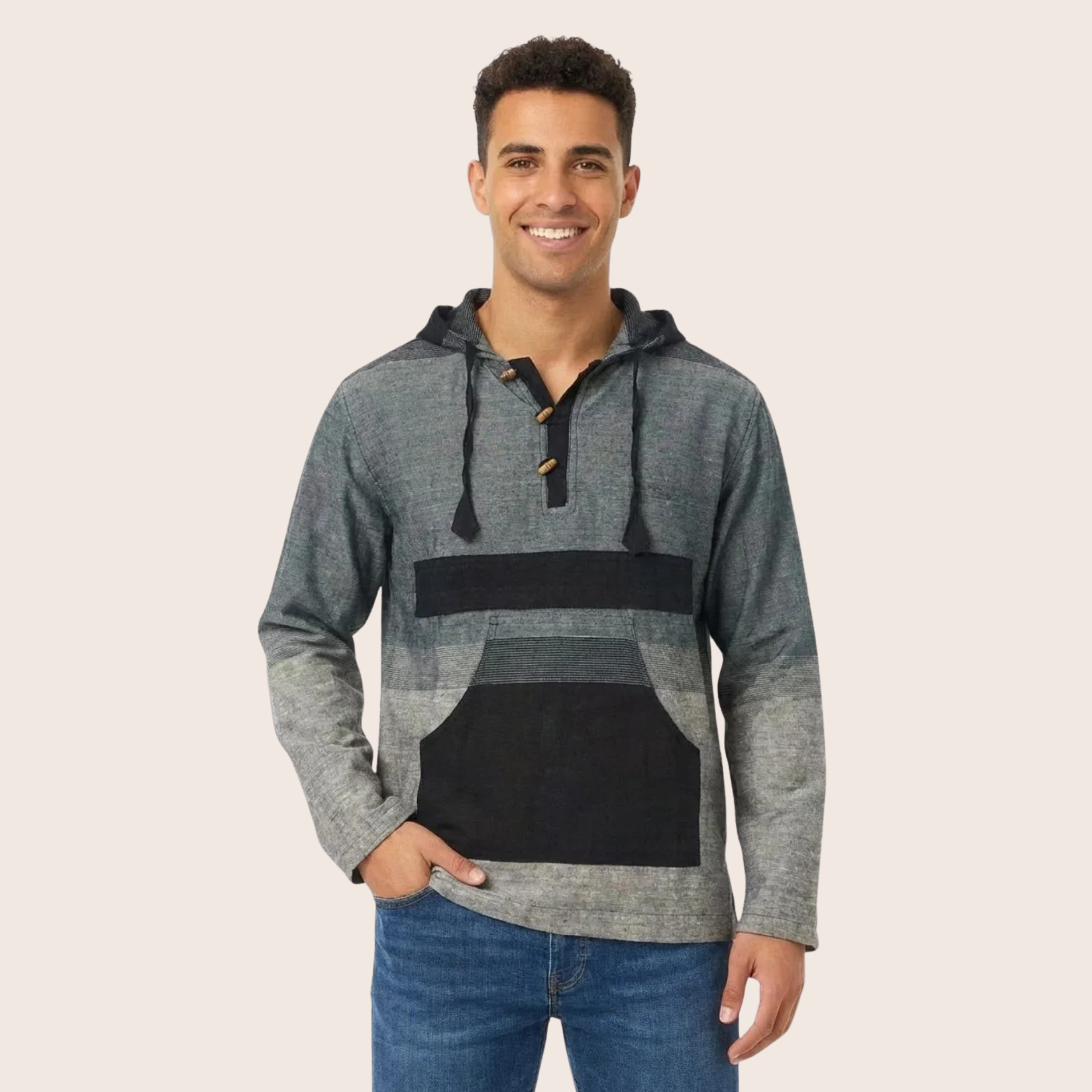 Dahli Cotton Patchwork Hoodie