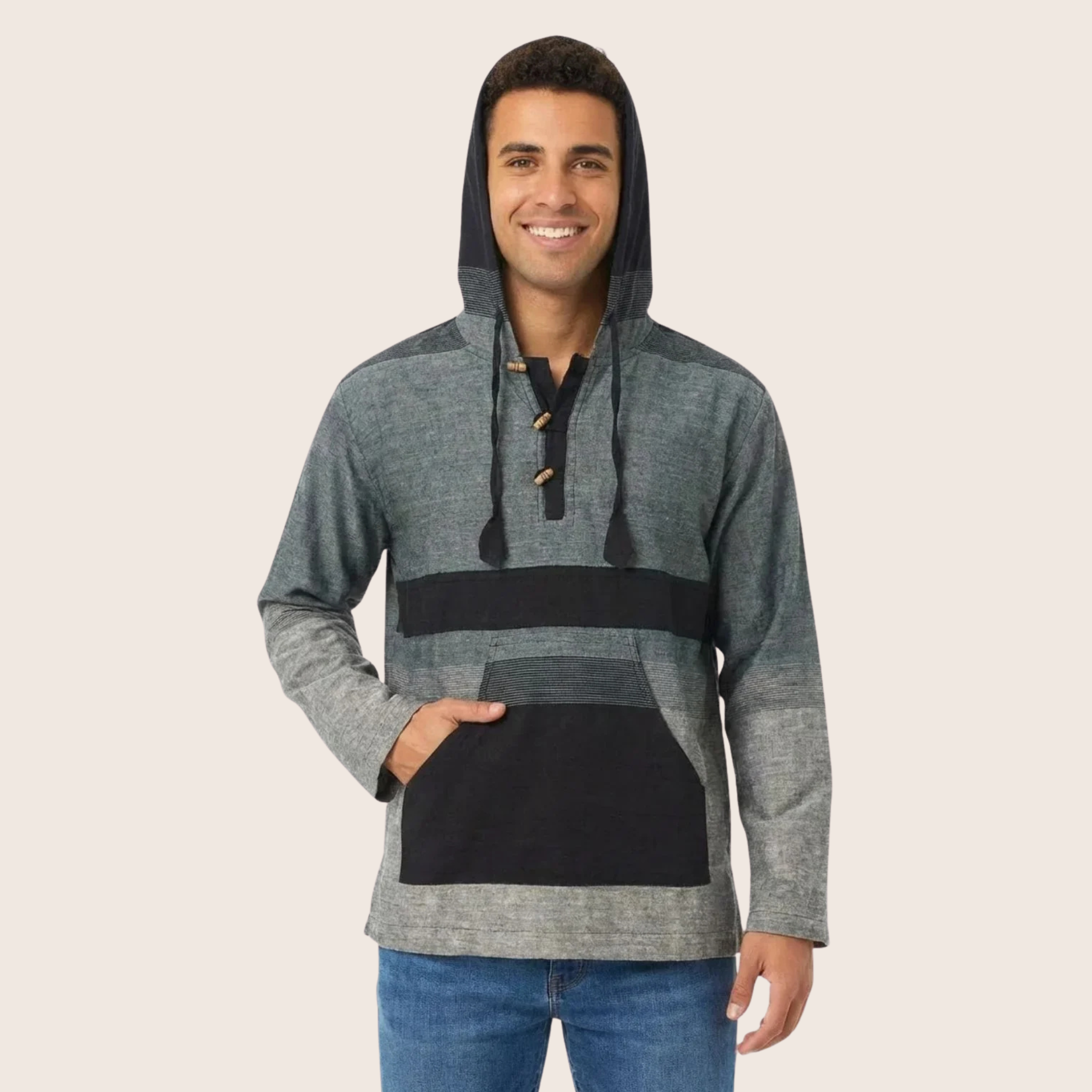 Dahli Cotton Patchwork Hoodie