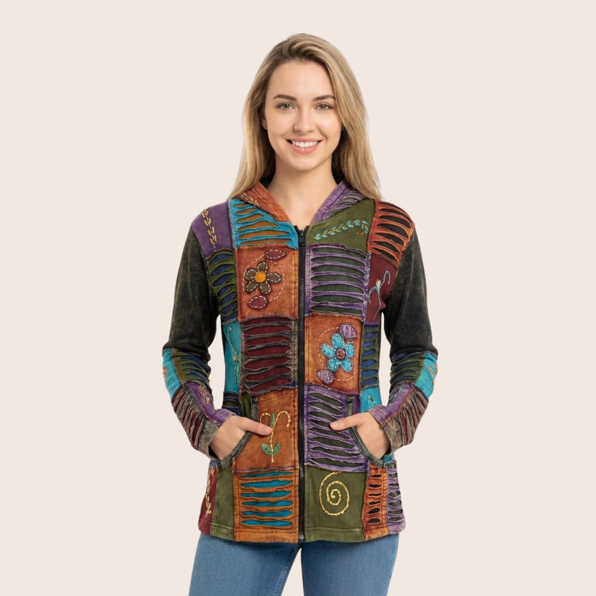 Groovy Patch Hoodie