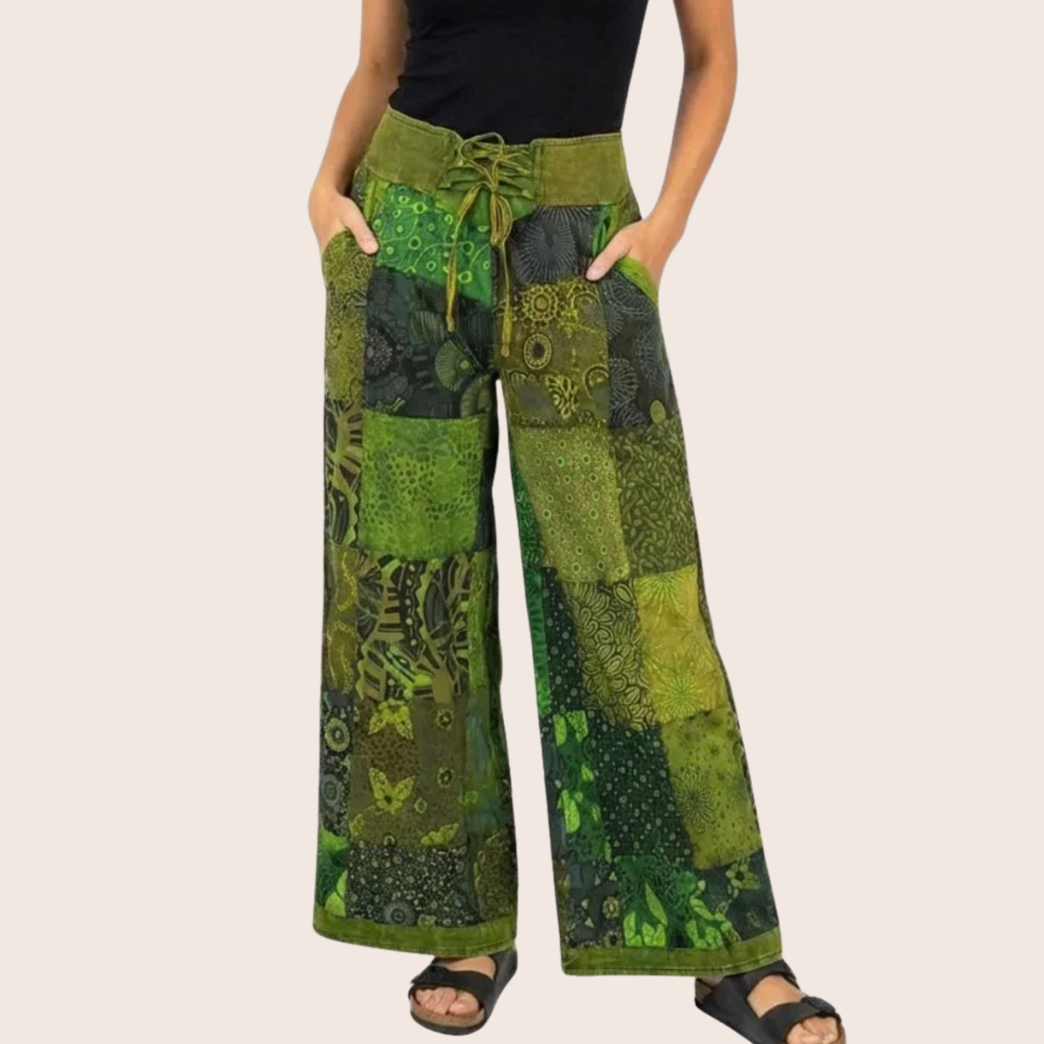 Talia Patchwork Pants