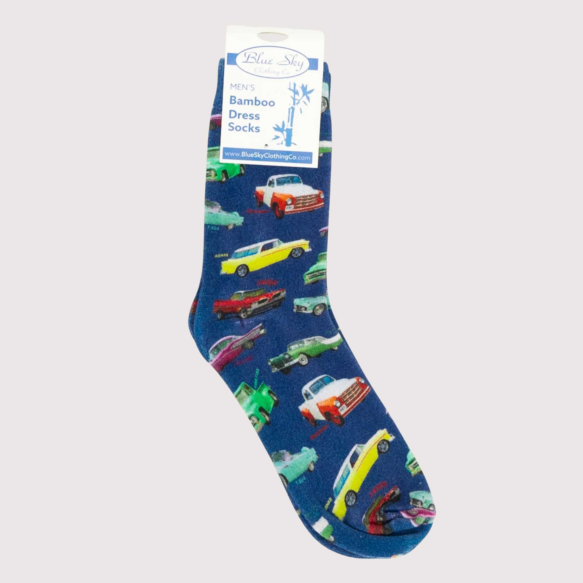 Bamboo Printed Dress Socks