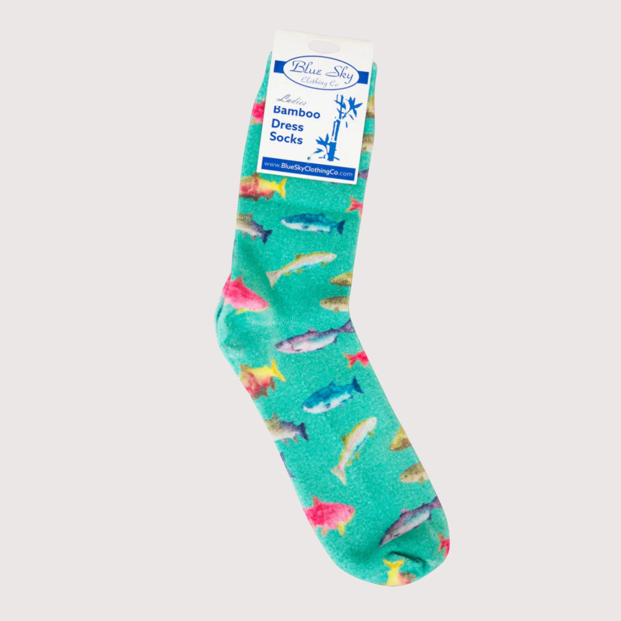 Bamboo Printed Dress Socks