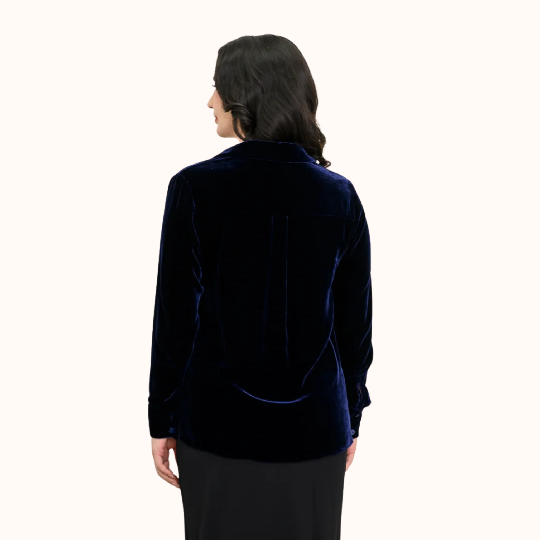 Silk Velvet Memory Blouse