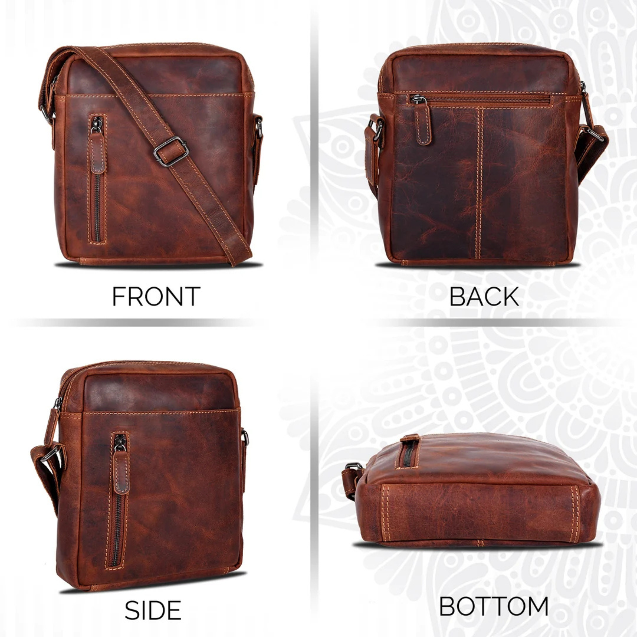 Dallas Leather Shoulder Bag
