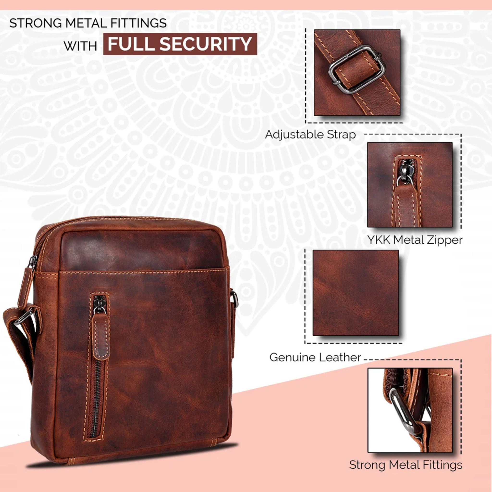 Dallas Leather Shoulder Bag