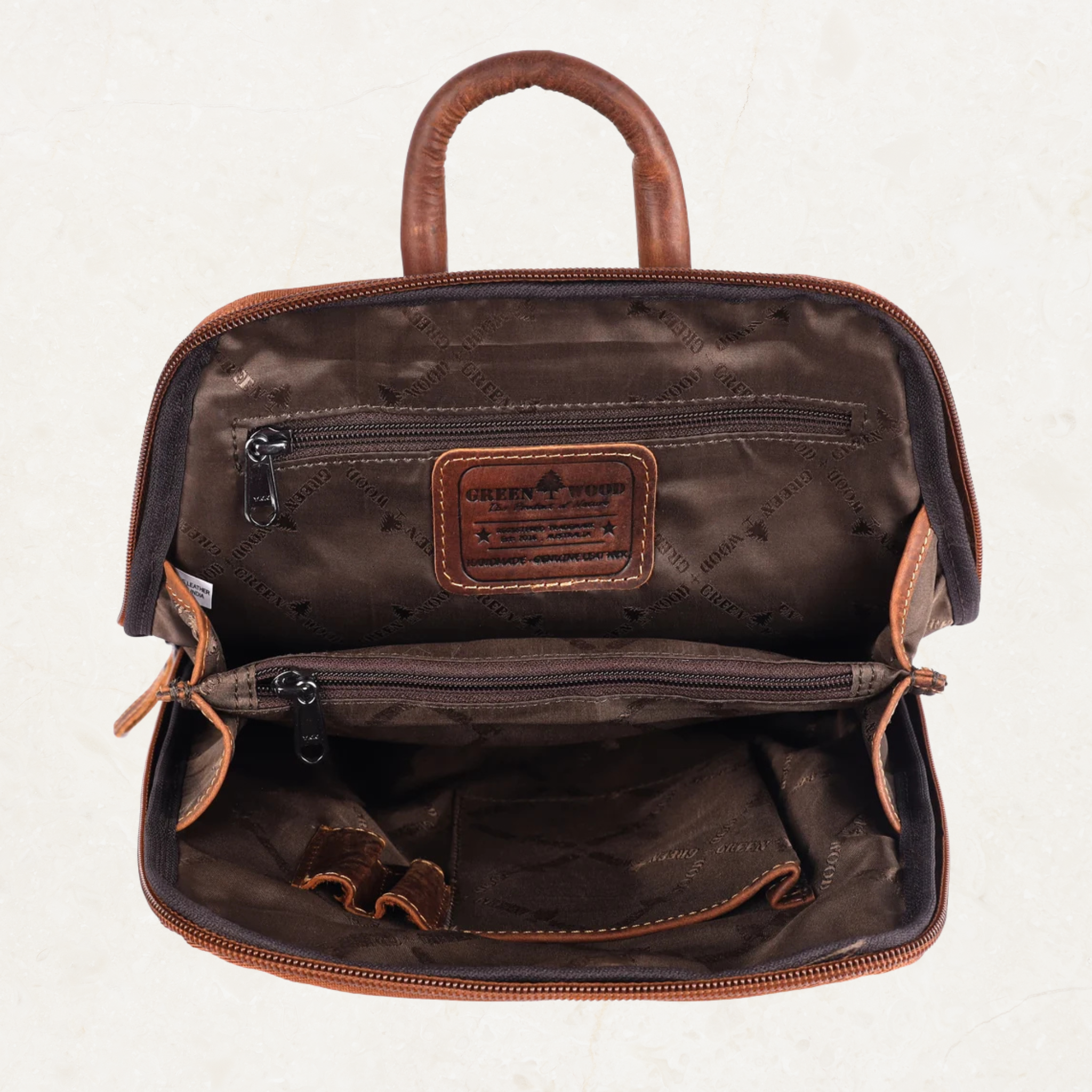 Jenna Classic Leather Backpack