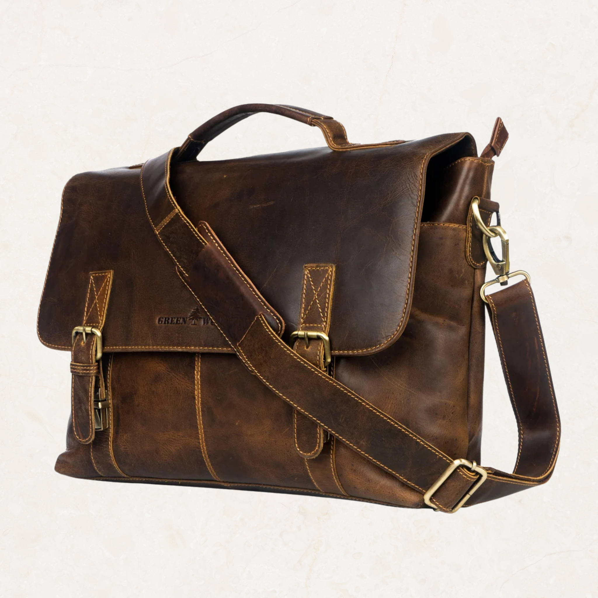 Portland Leather Laptop Bag