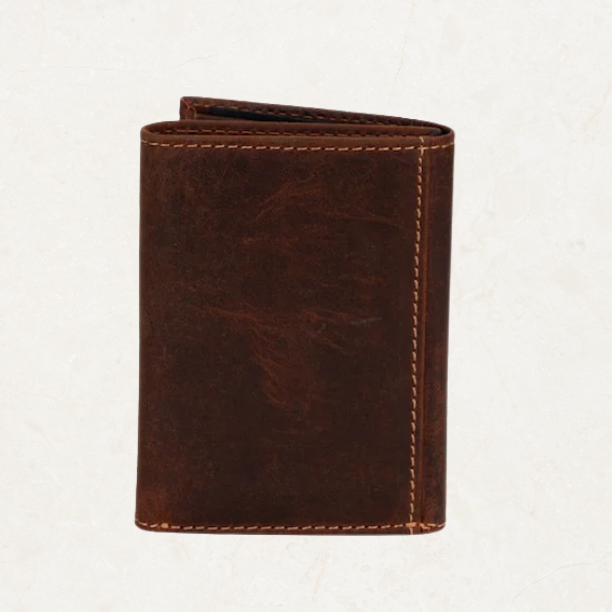 Wellington Men's Tri-Fold RFID Leather Wallet