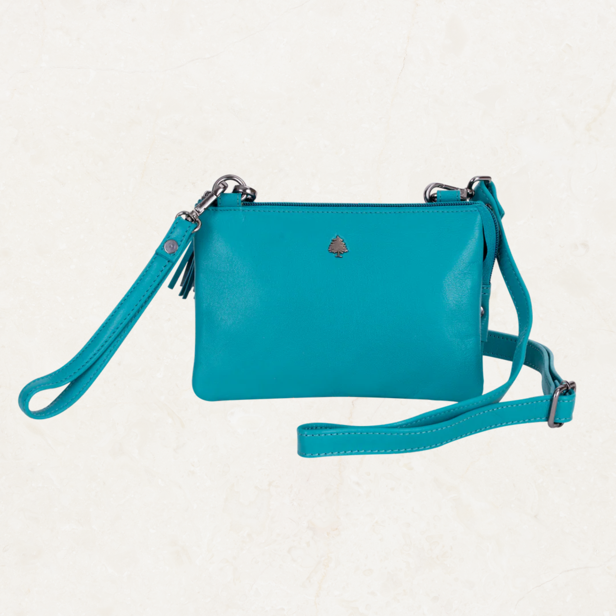 Ruby Leather Shoulder Bag
