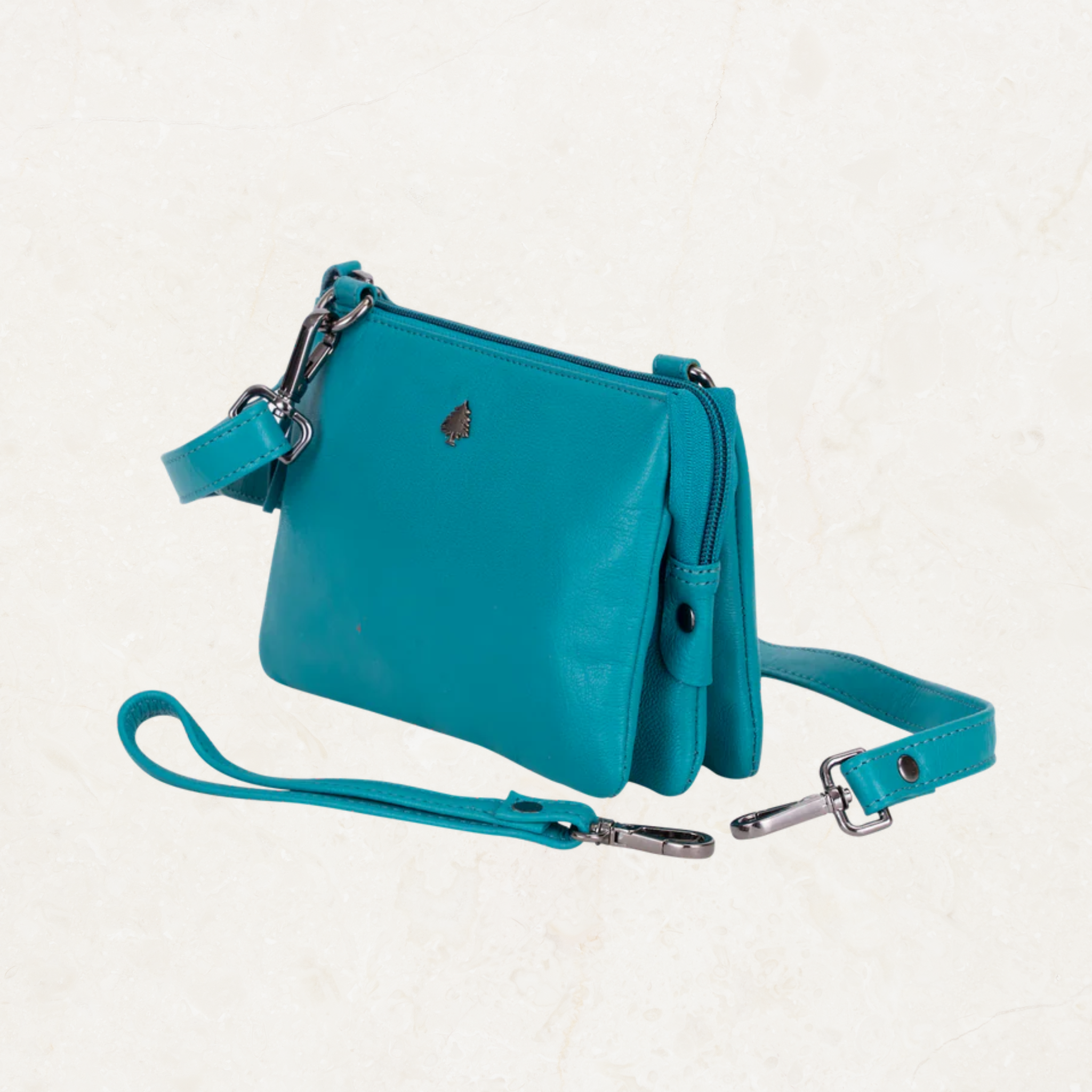 Ruby Leather Shoulder Bag