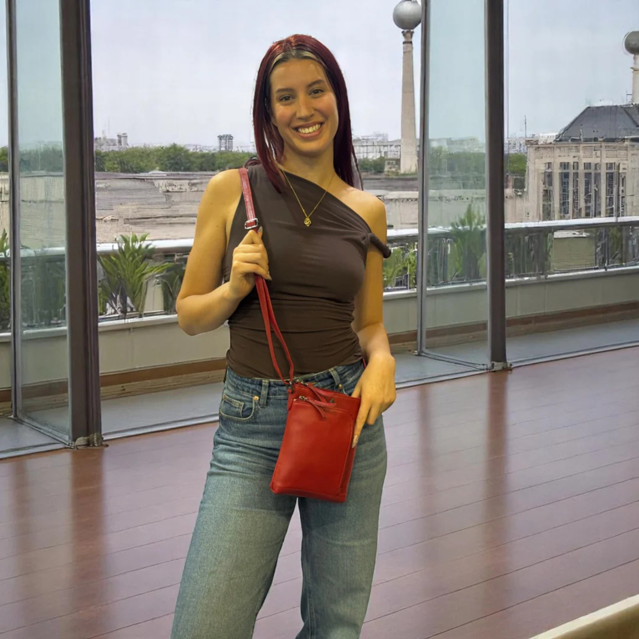 Siena Leather Shoulder Bag