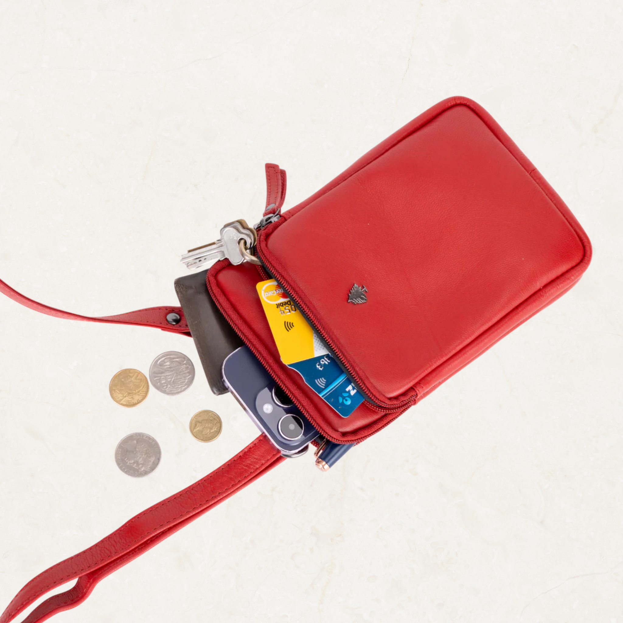 Oslo Compact Crossbody Leather Bag