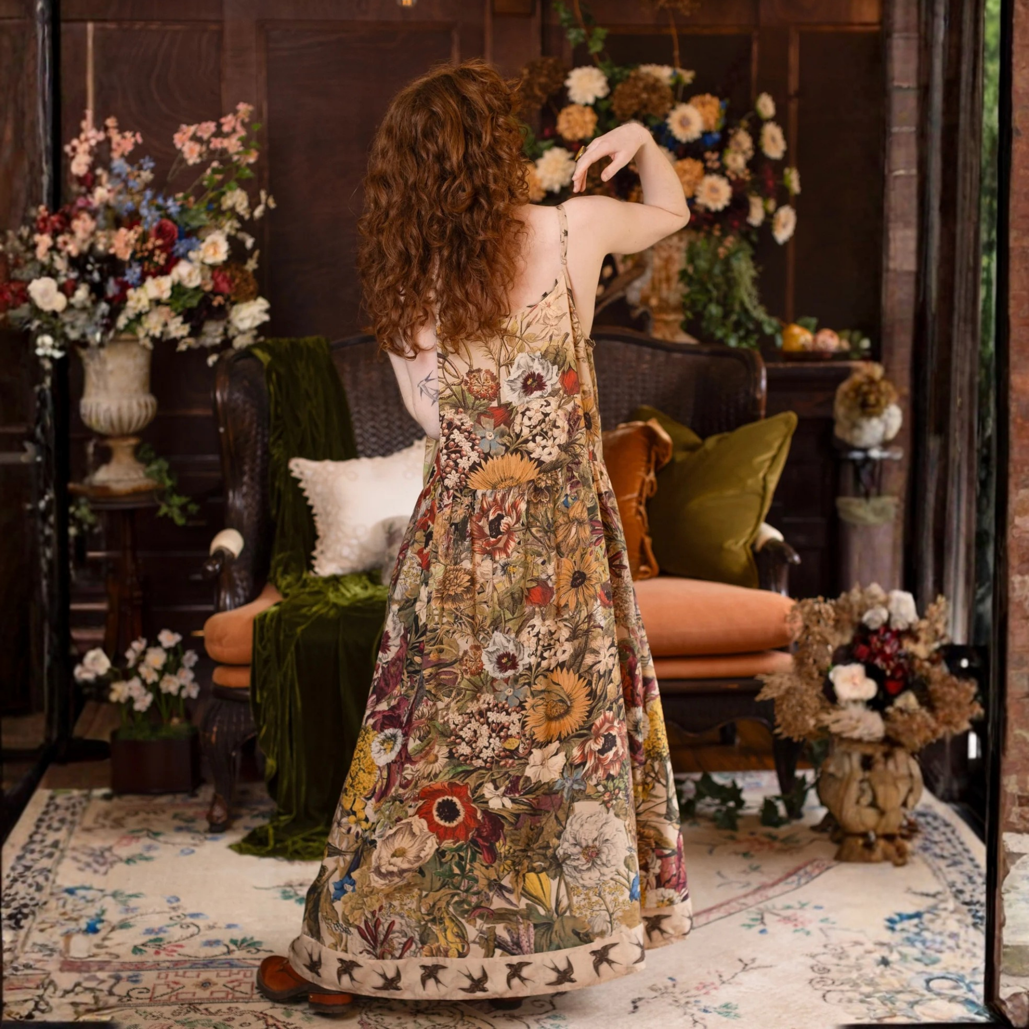 Golden Hour Boheme Slip Dress