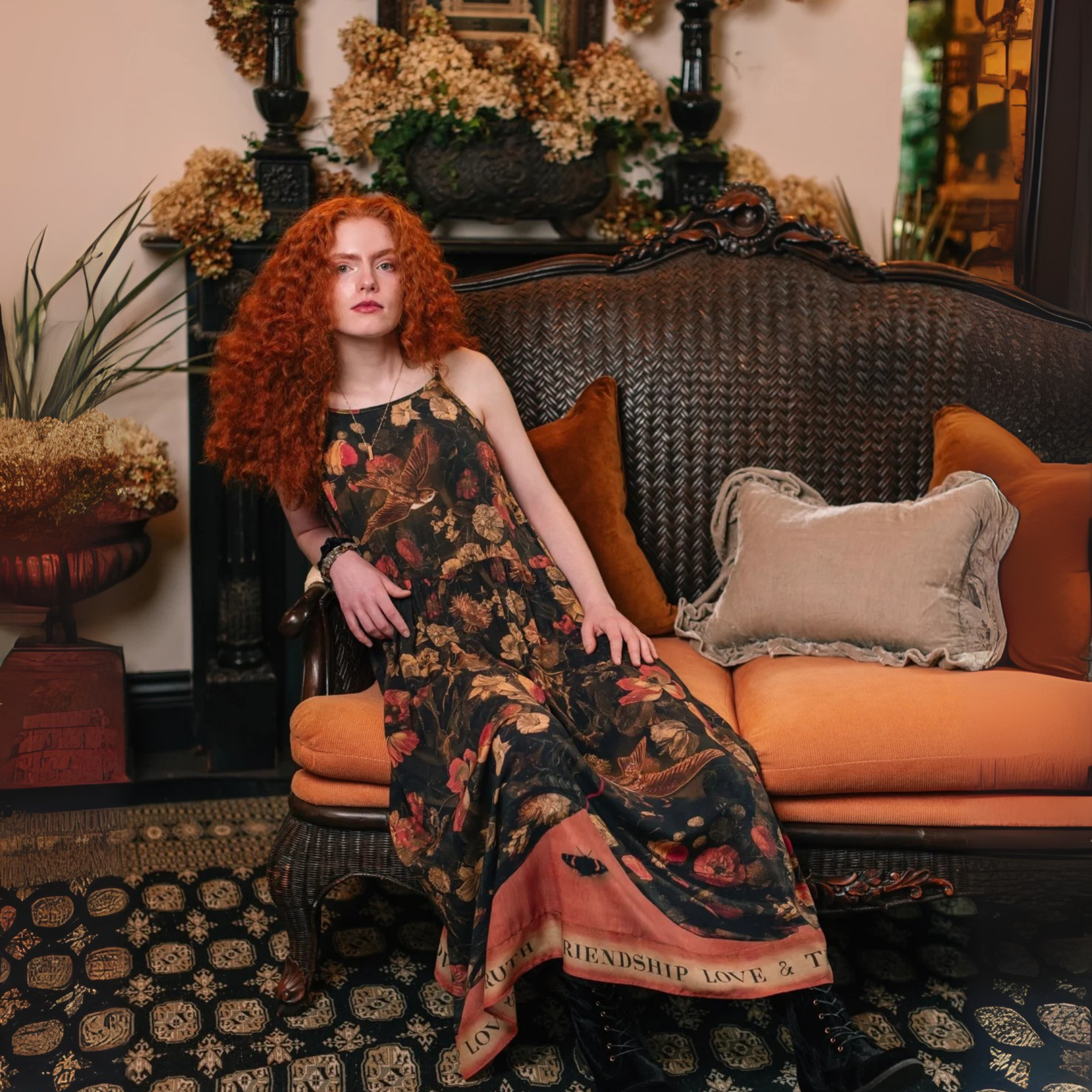 Heart of Gold Boheme Slip Dress