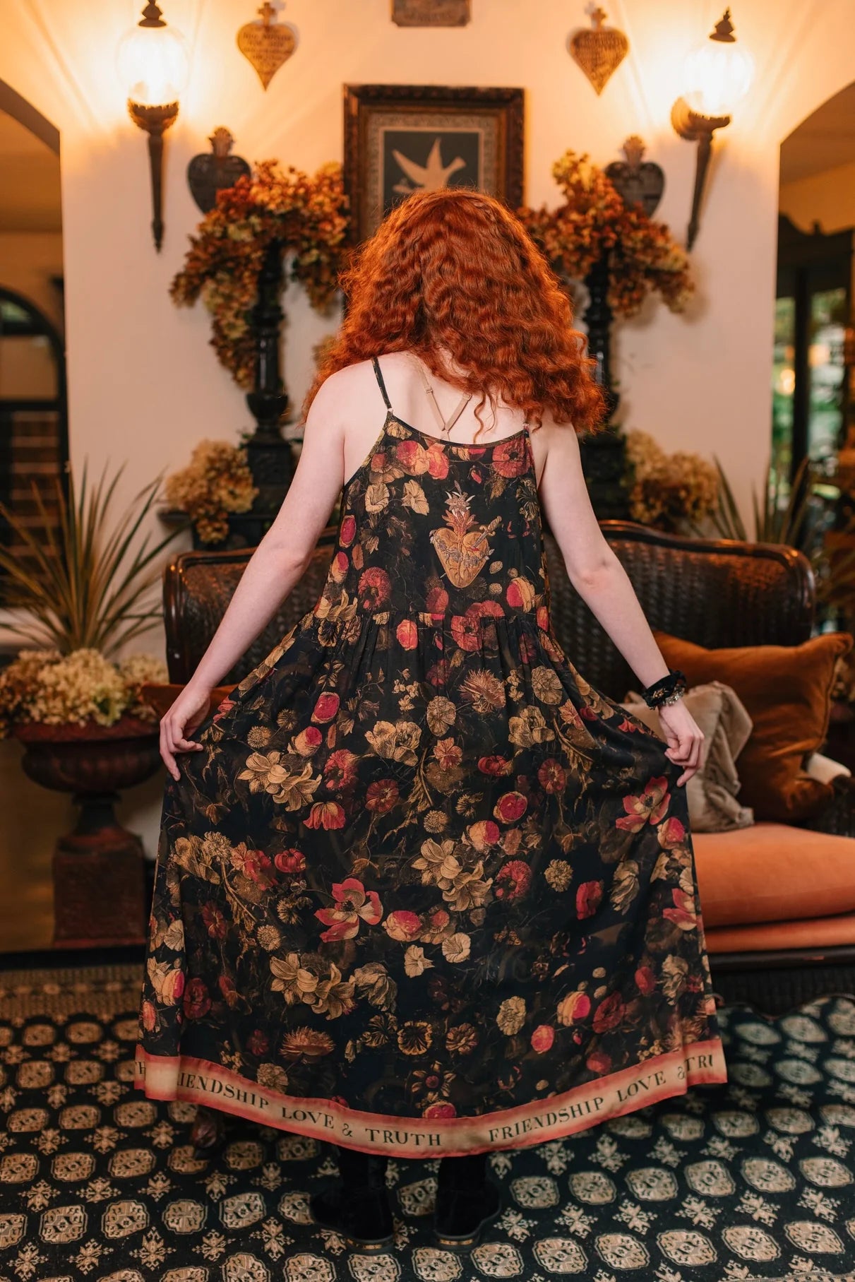 Heart of Gold Boheme Slip Dress