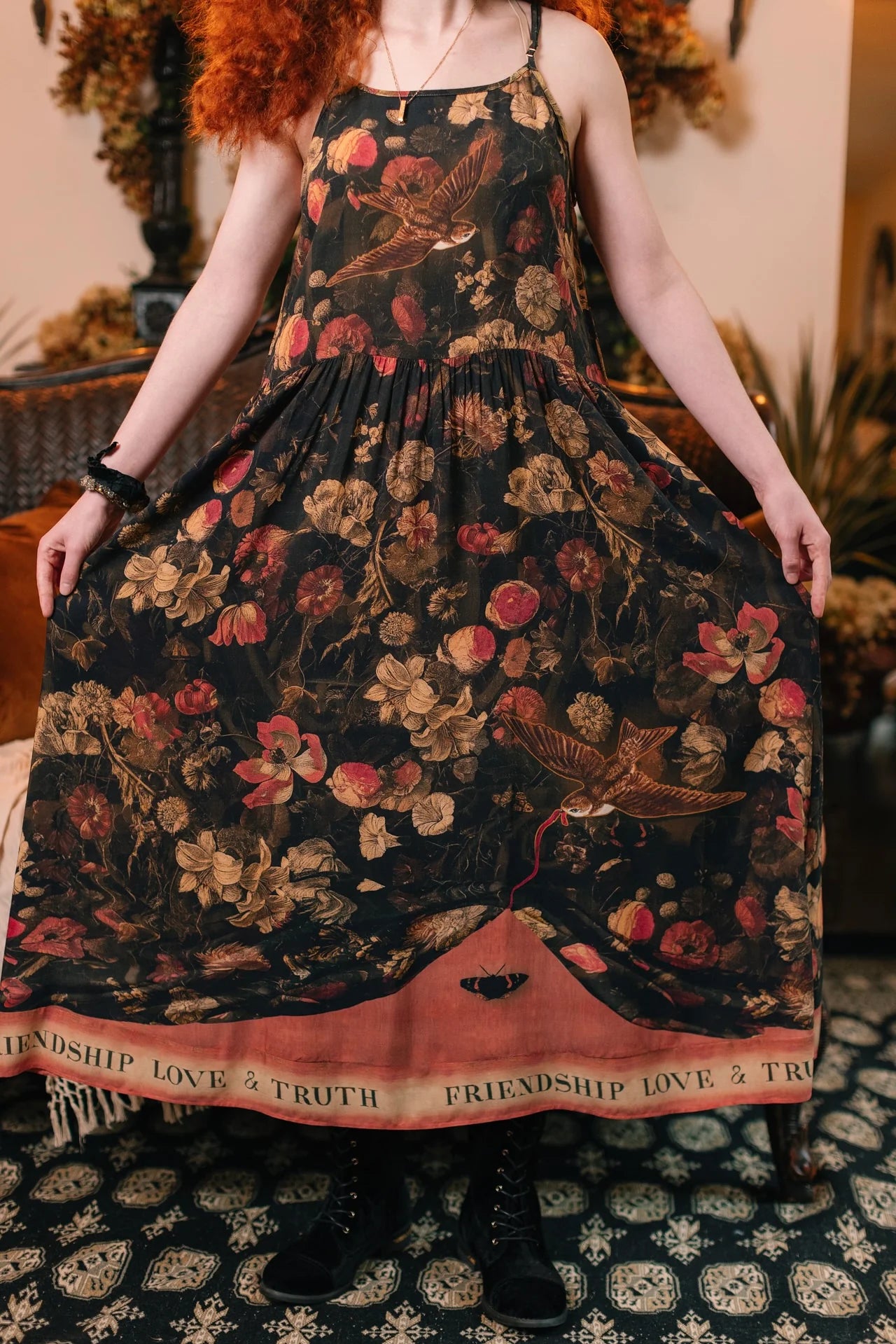 Heart of Gold Boheme Slip Dress