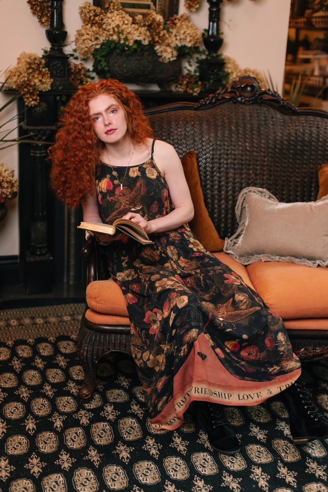 Heart of Gold Boheme Slip Dress