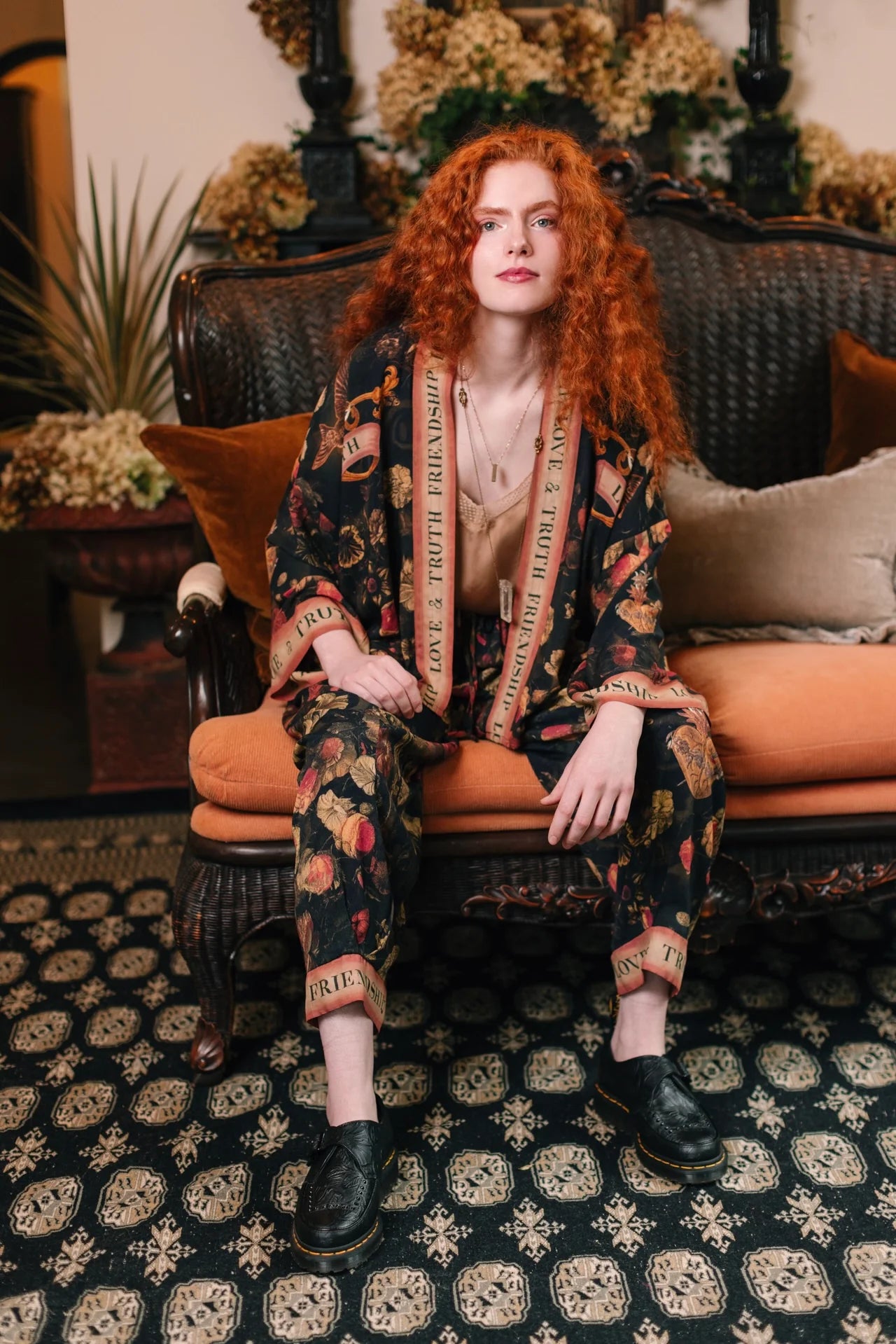 Heart of Gold Poet Pants