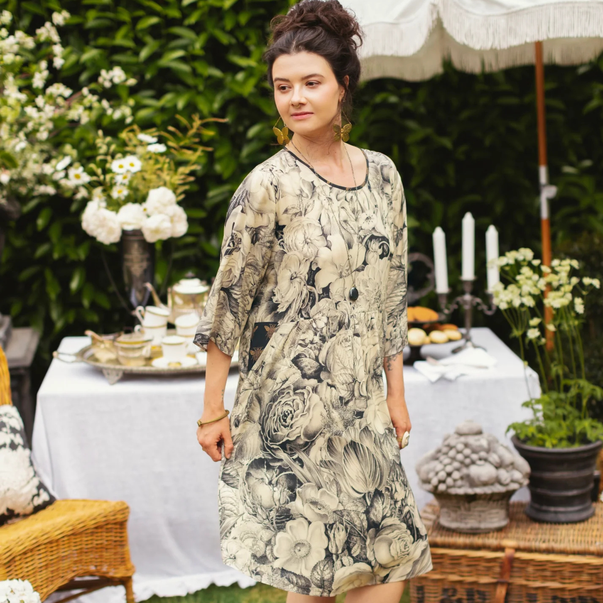 Market of Stars Honey & The Moon Artist Dress | Fig Love Clothing Co.