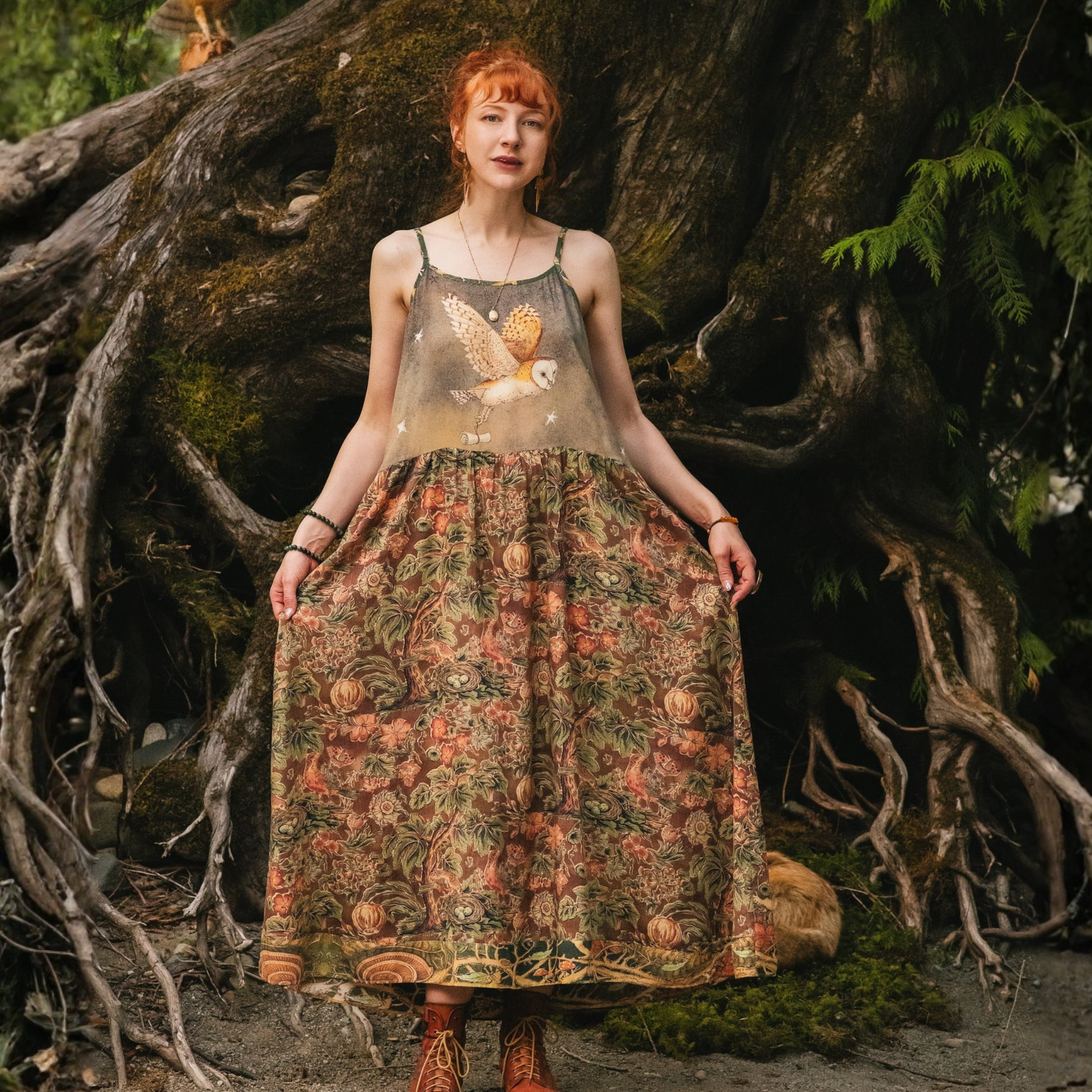 Woodland Wisdom Boheme Slip Dress