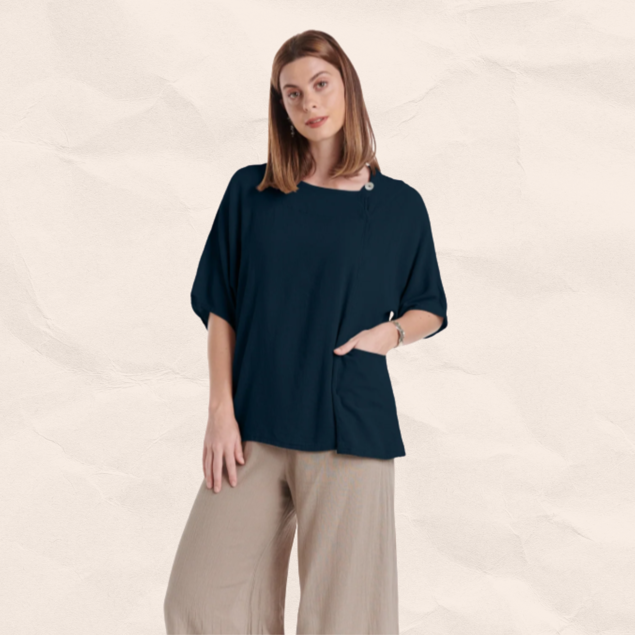 Athena Cotton Gauze Blouse