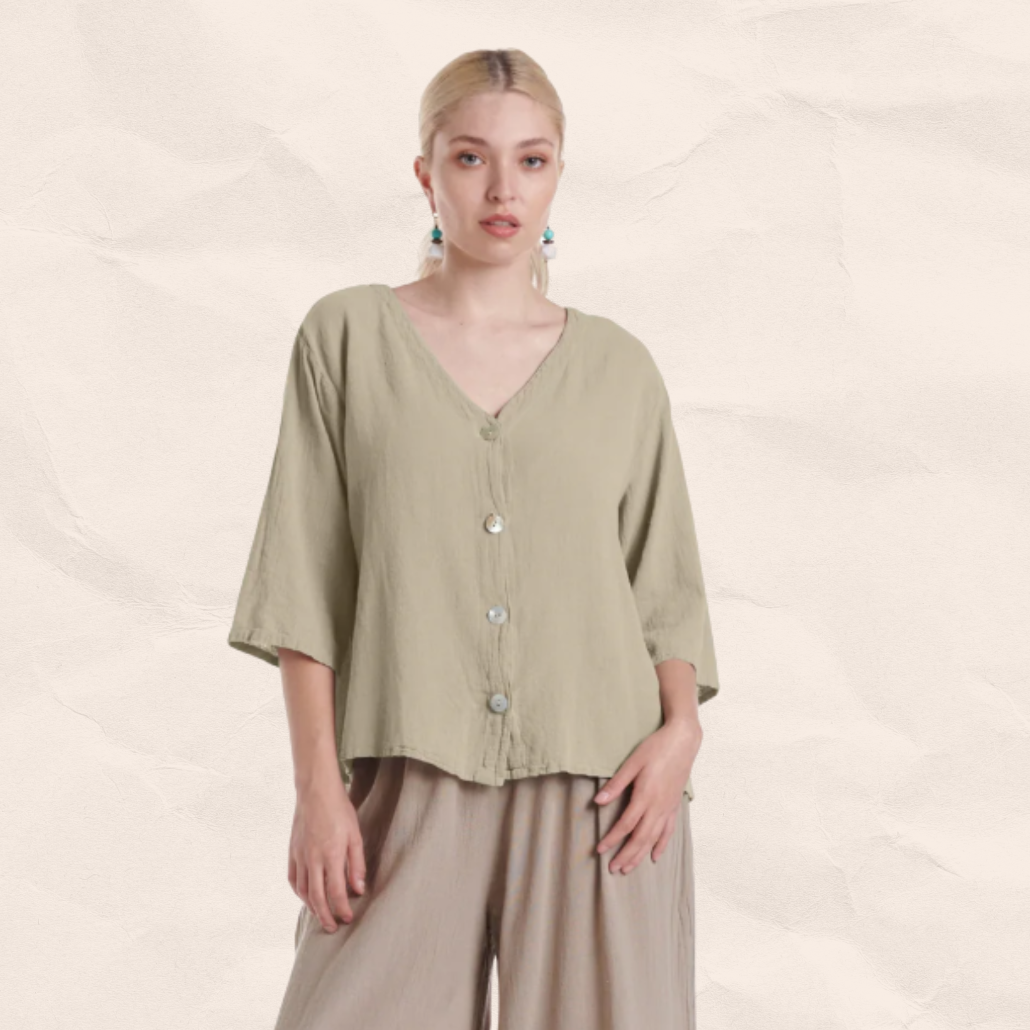 Ronie Cotton Gauze Top