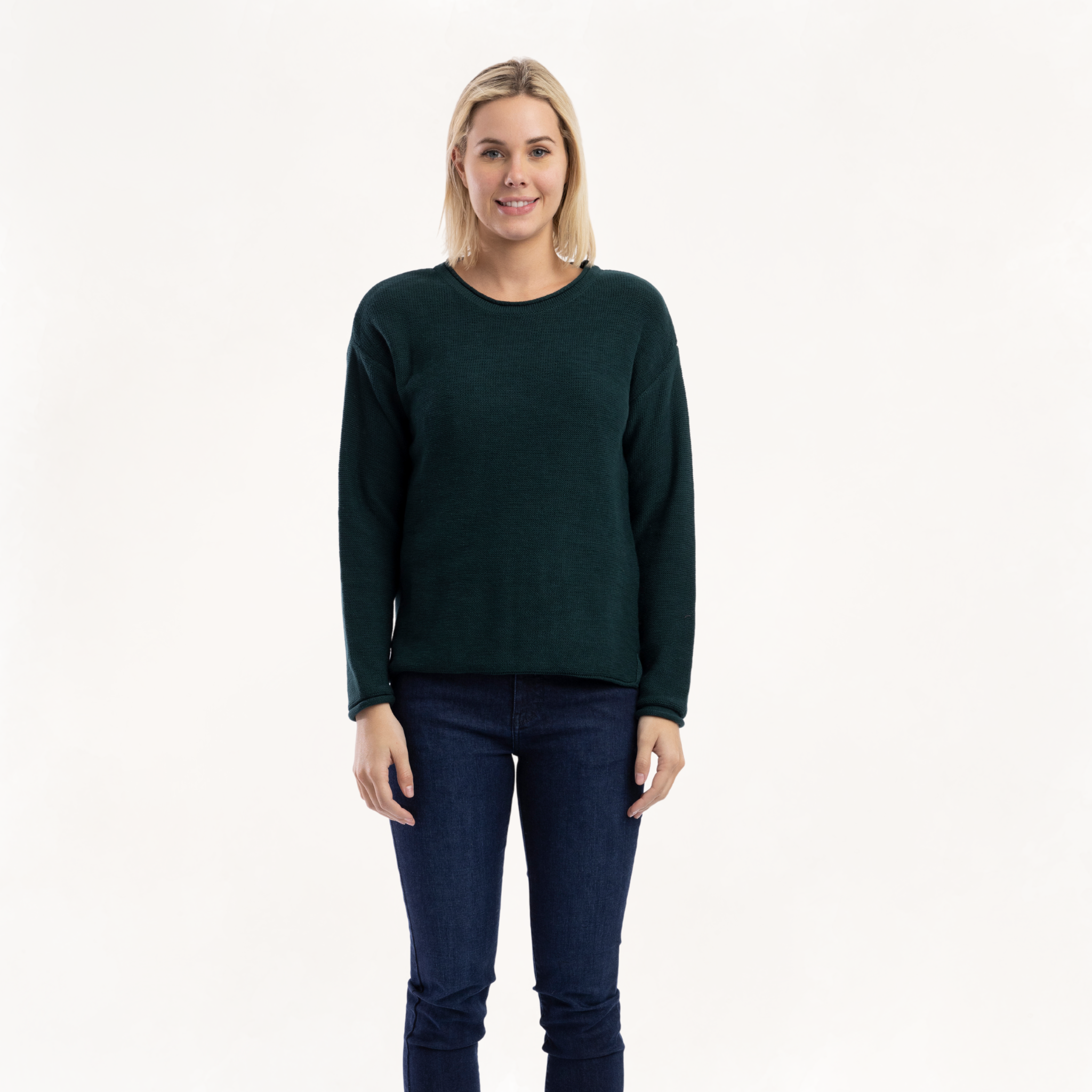 Organic Cotton Roll Neck Sweater