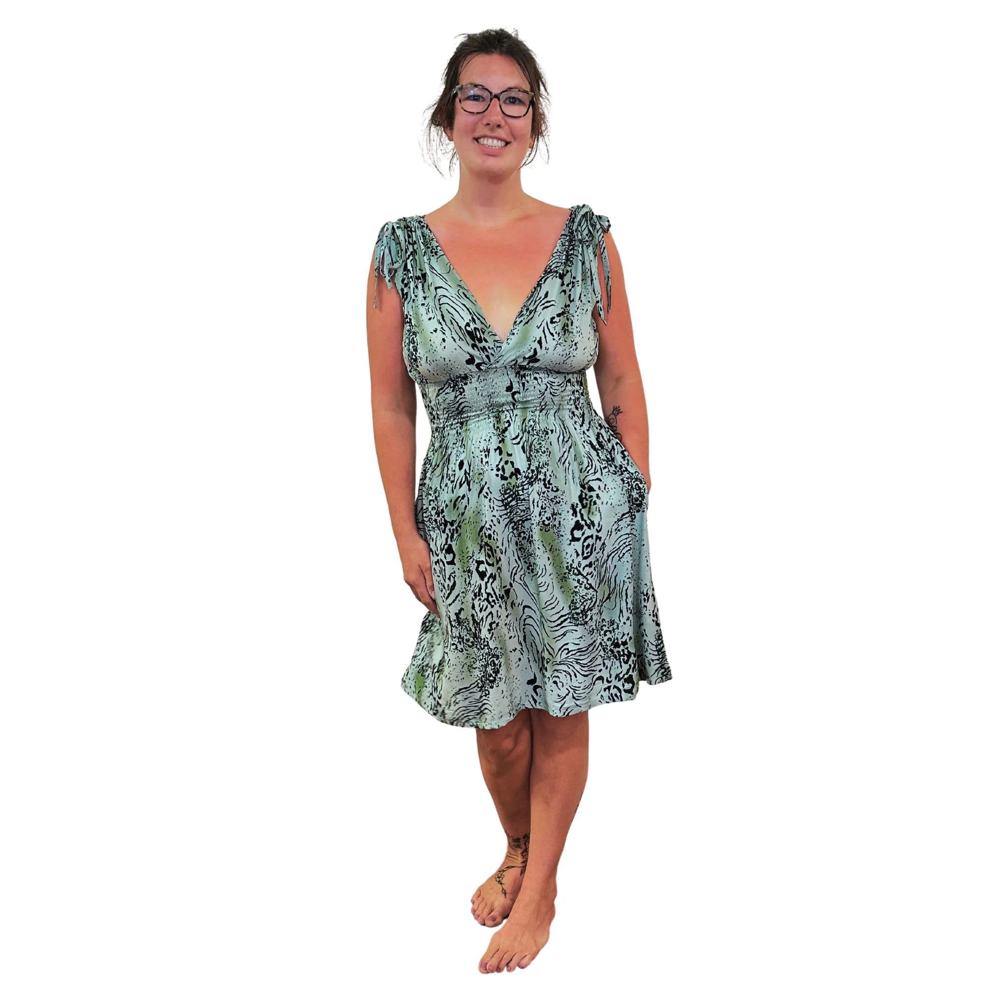 Juno Print Dress