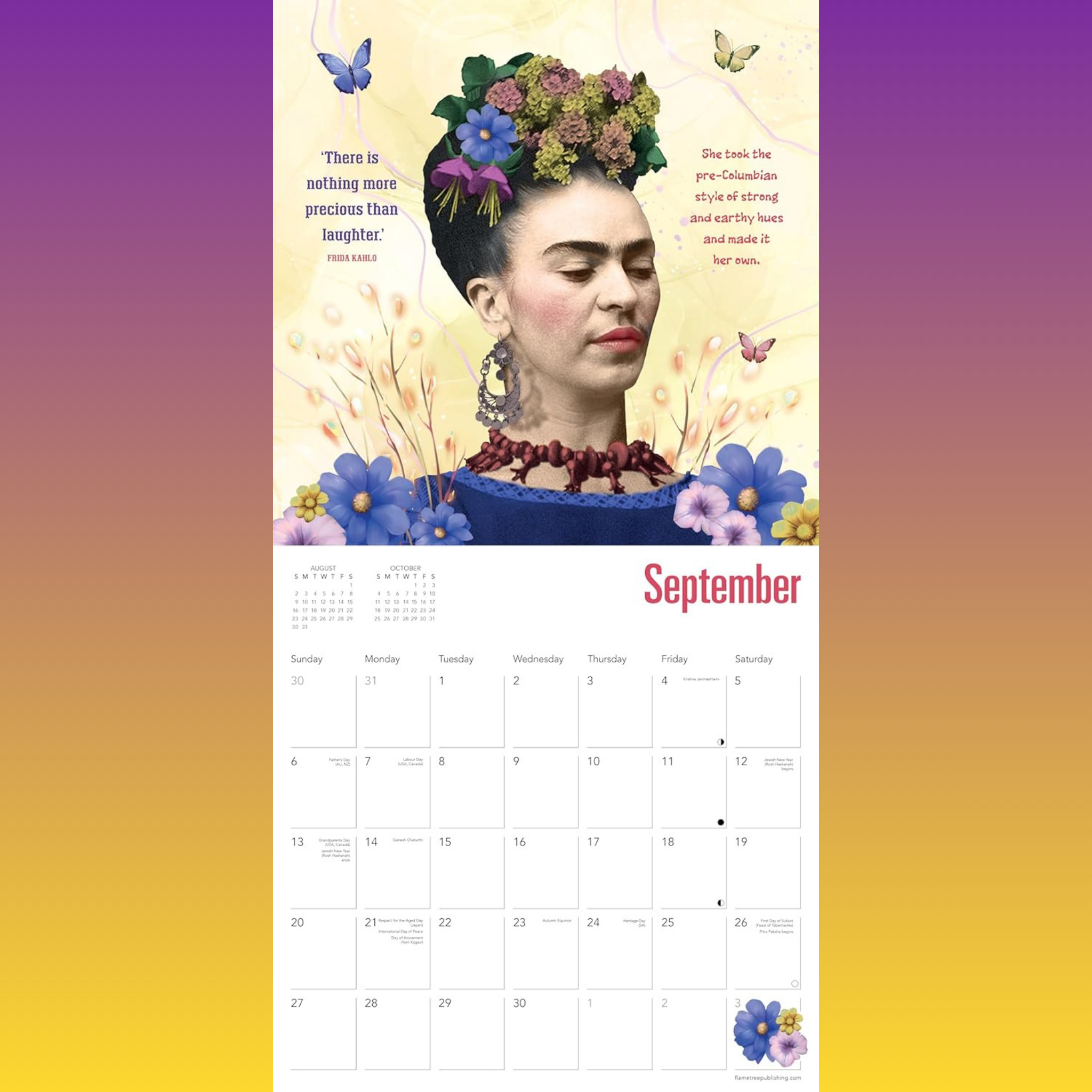 Frida  Khalo Wall Calendar 2026