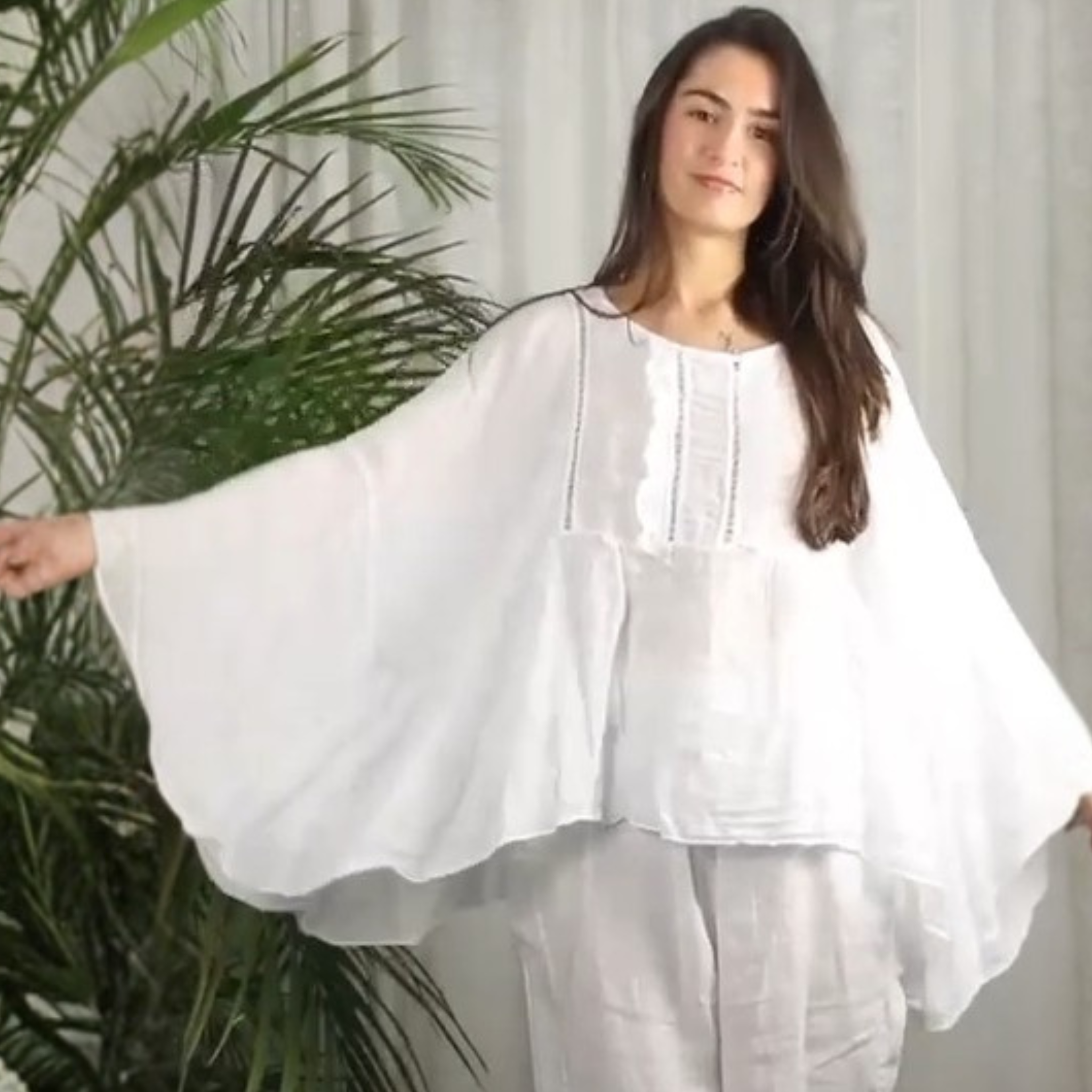 Accent Linen Top