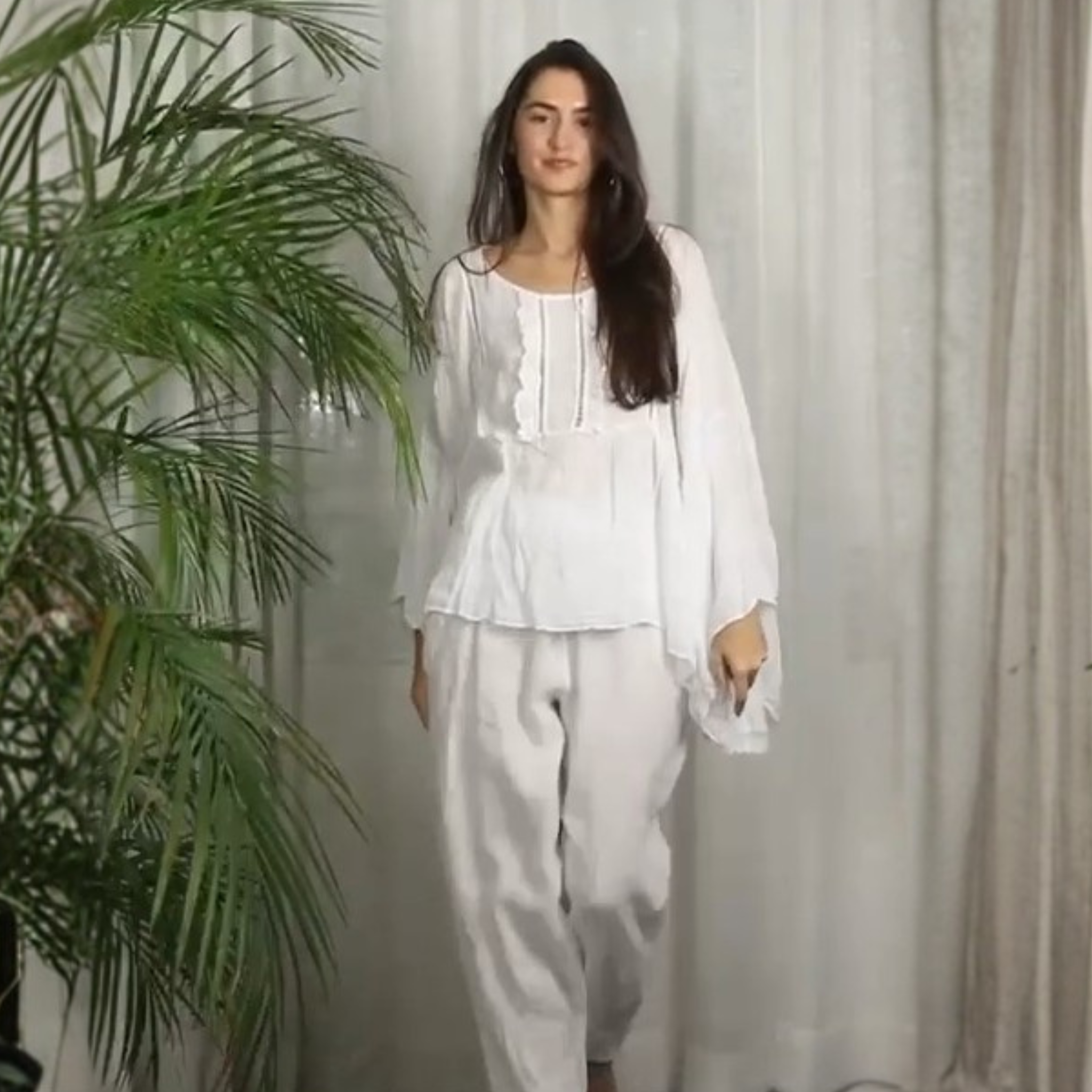 Accent Linen Top