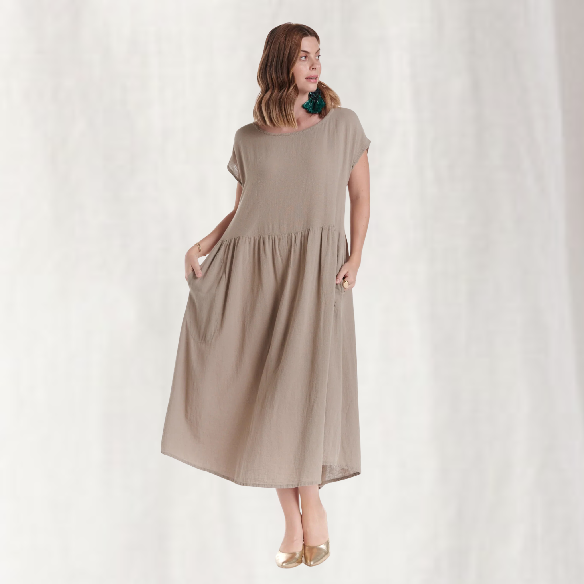 Alba Cotton Gauze Dress