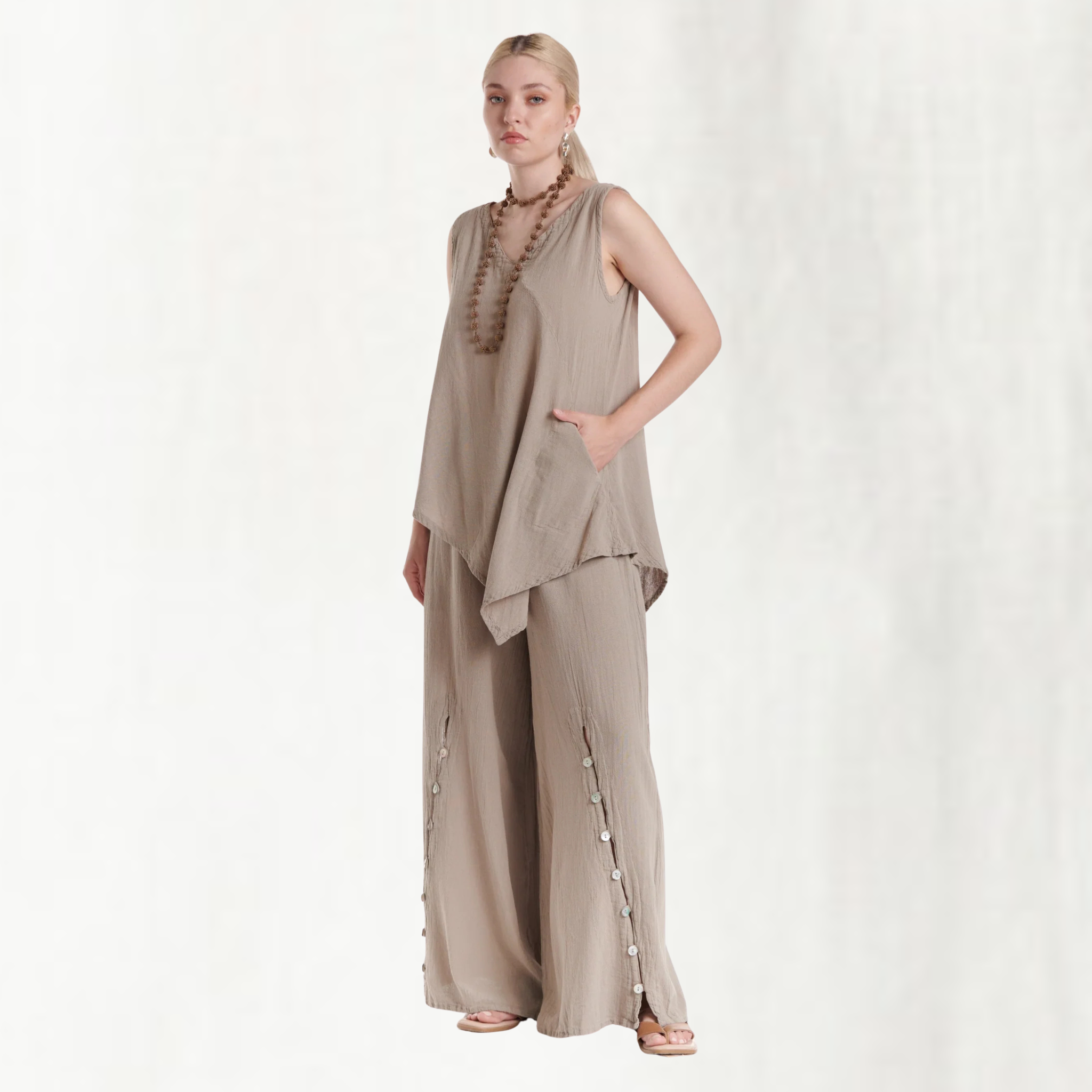 Allie Cotton Gauze Tank Top