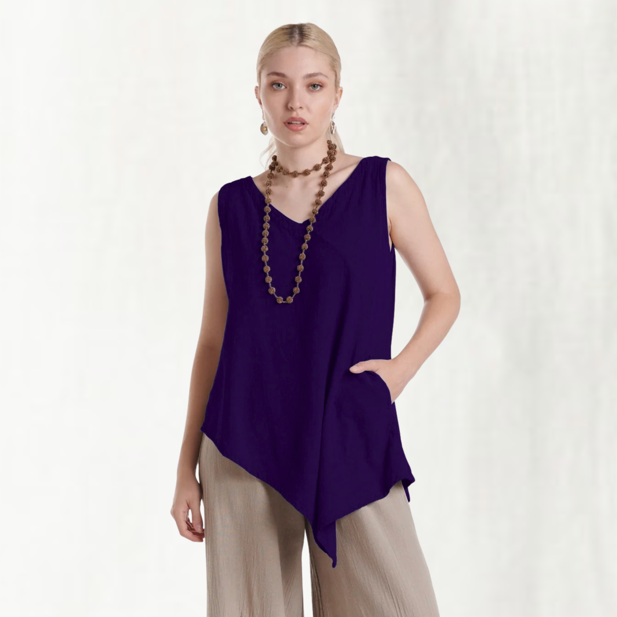 Allie Cotton Gauze Tank Top