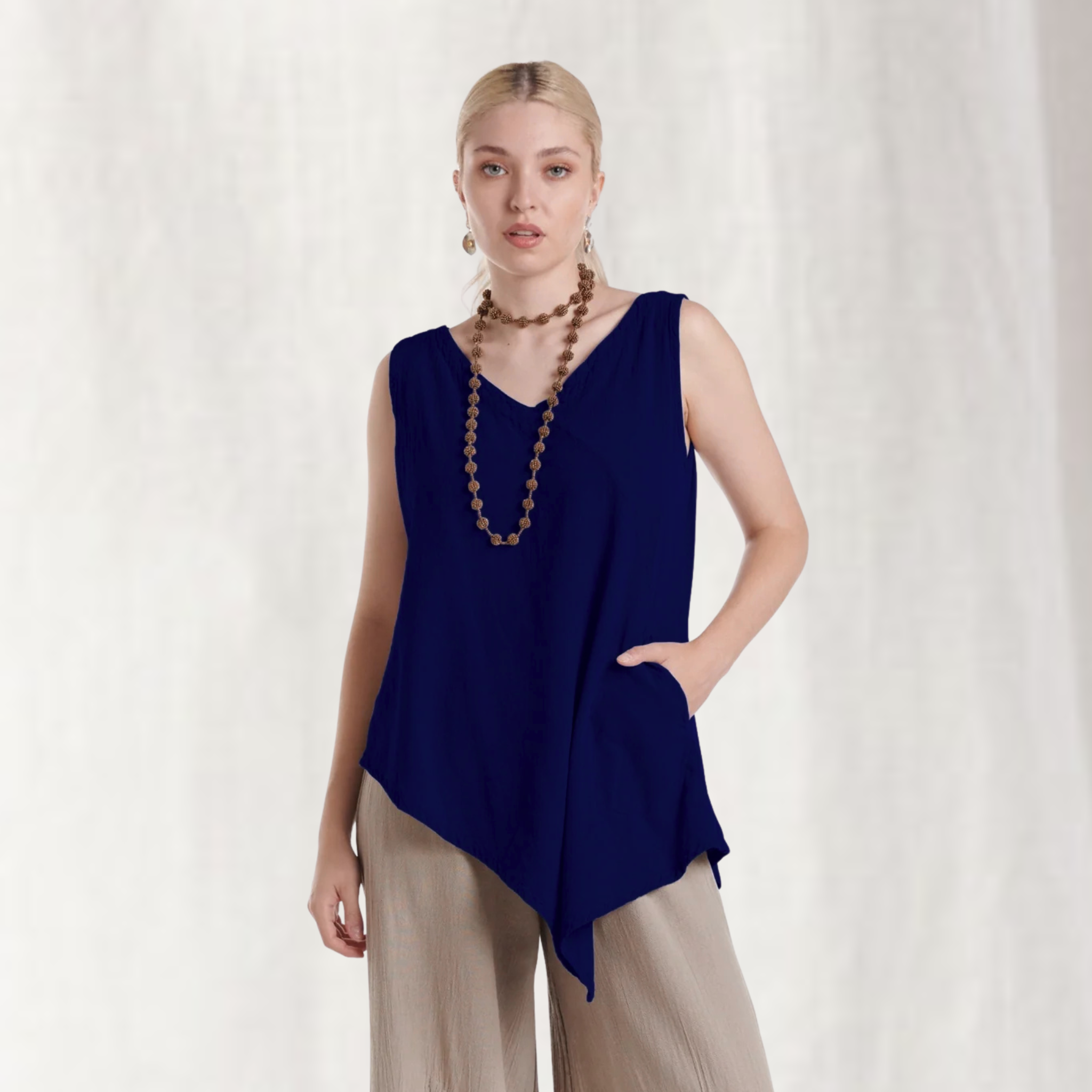 Allie Cotton Gauze Tank Top